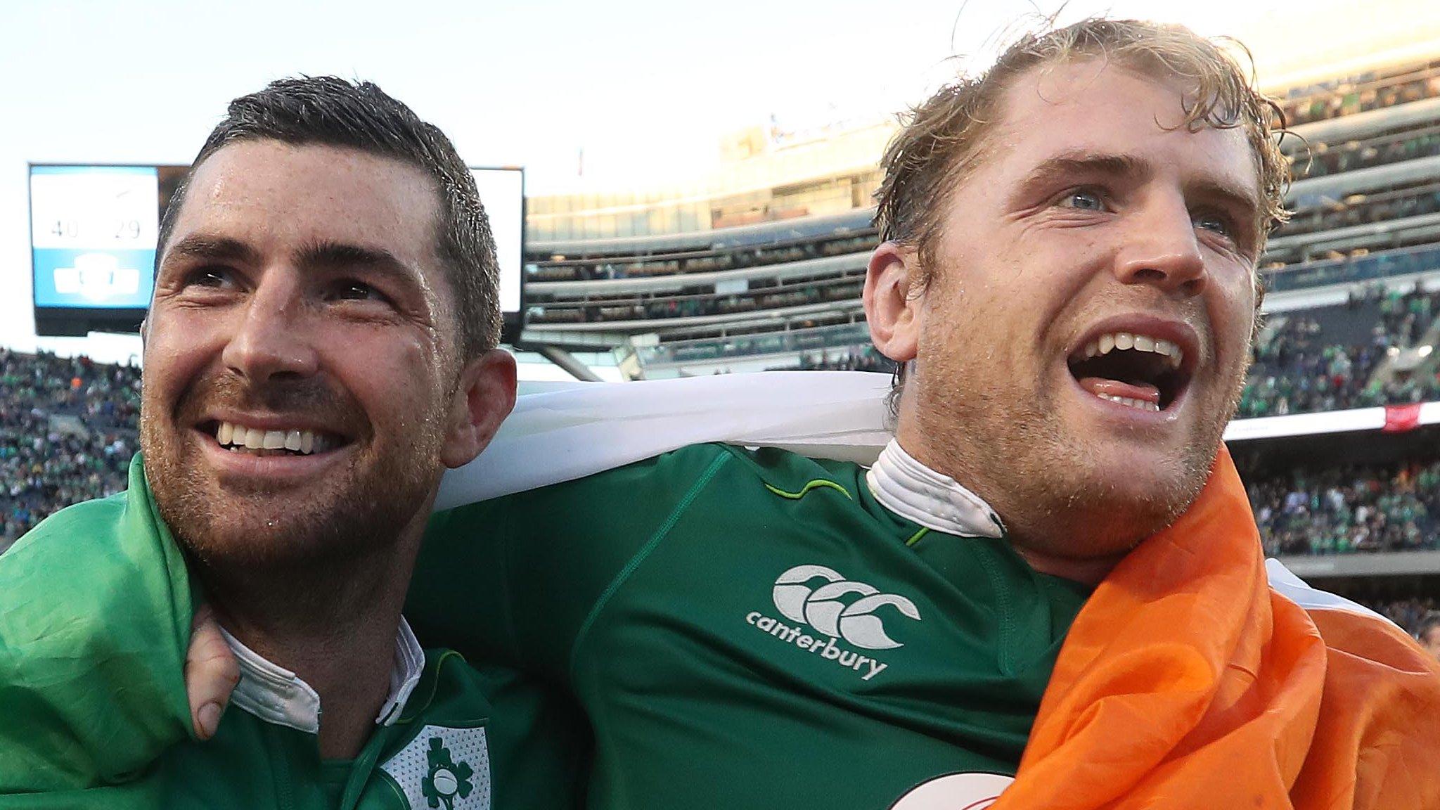 Rob Kearney and Jamie Heaslip