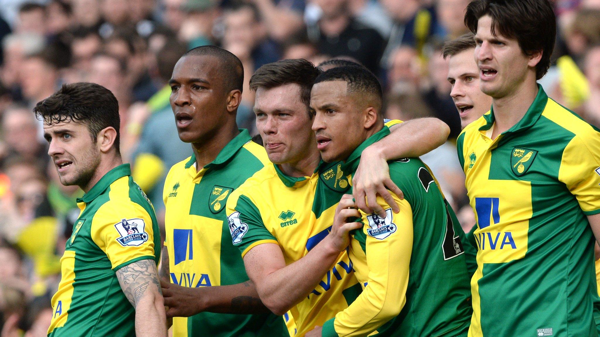 Martin Olsson celebrates