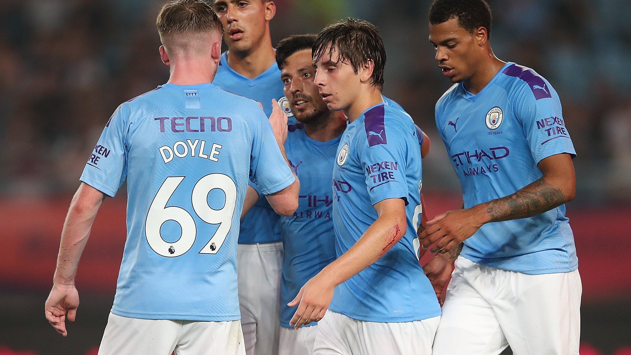 Man City celebrate