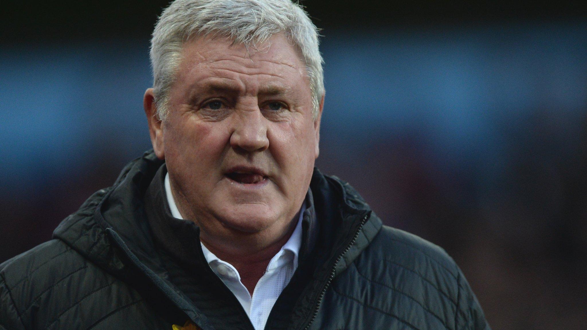 Aston Villa manager Steve Bruce