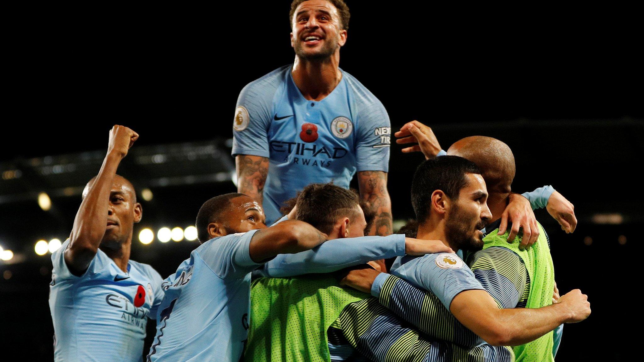 Manchester City celebrate