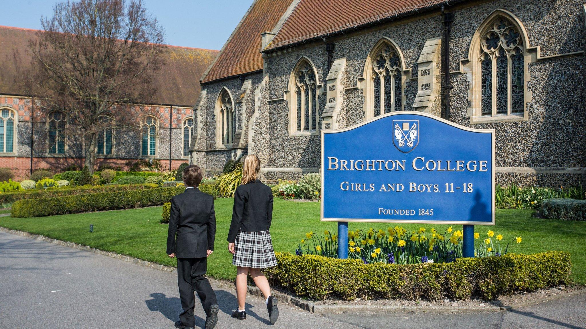 Pupils at Brighton College