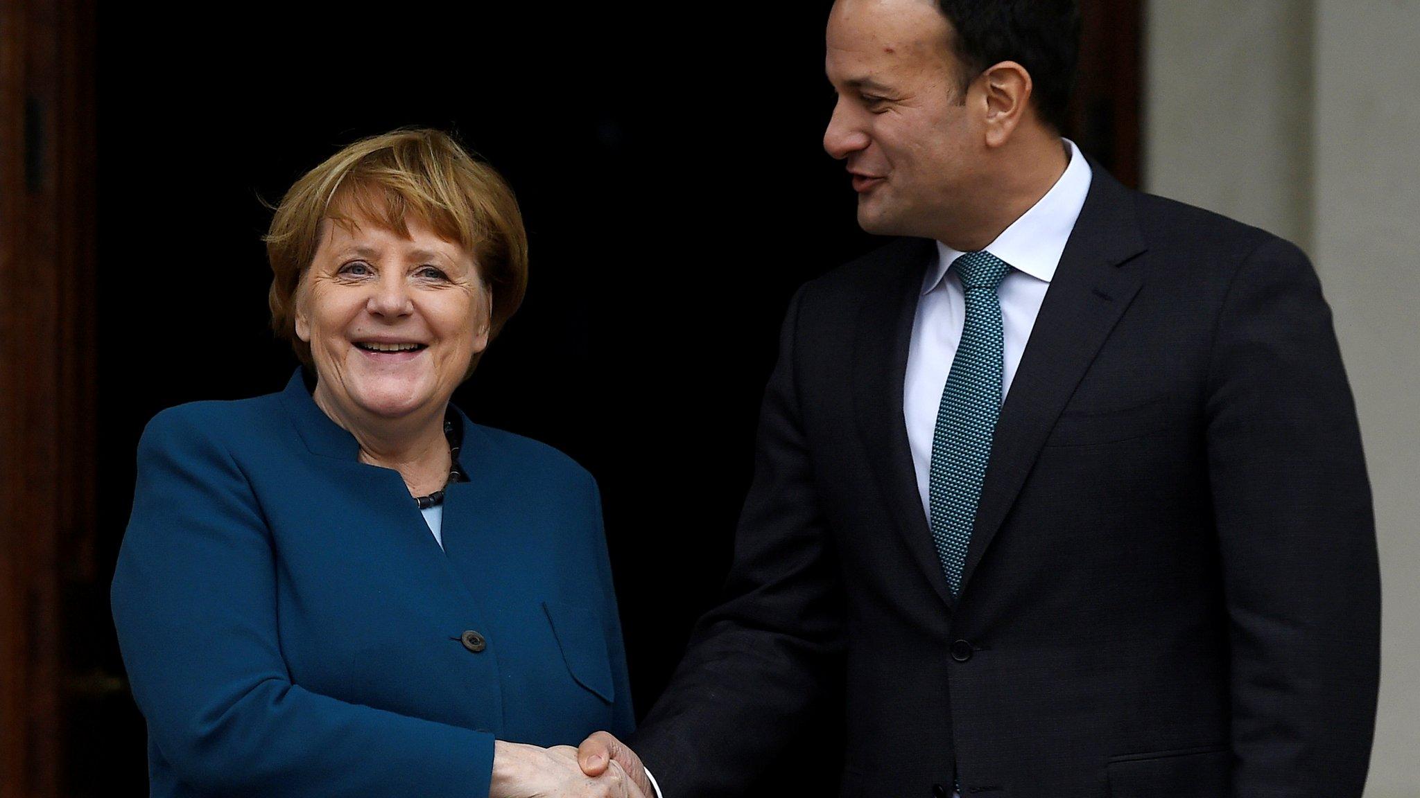 Angela Merkel and Leo Varadkar met at Farmleigh House