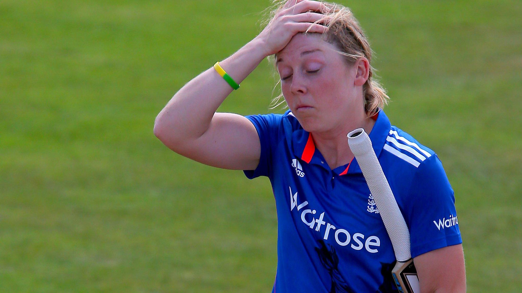 England's Heather Knight