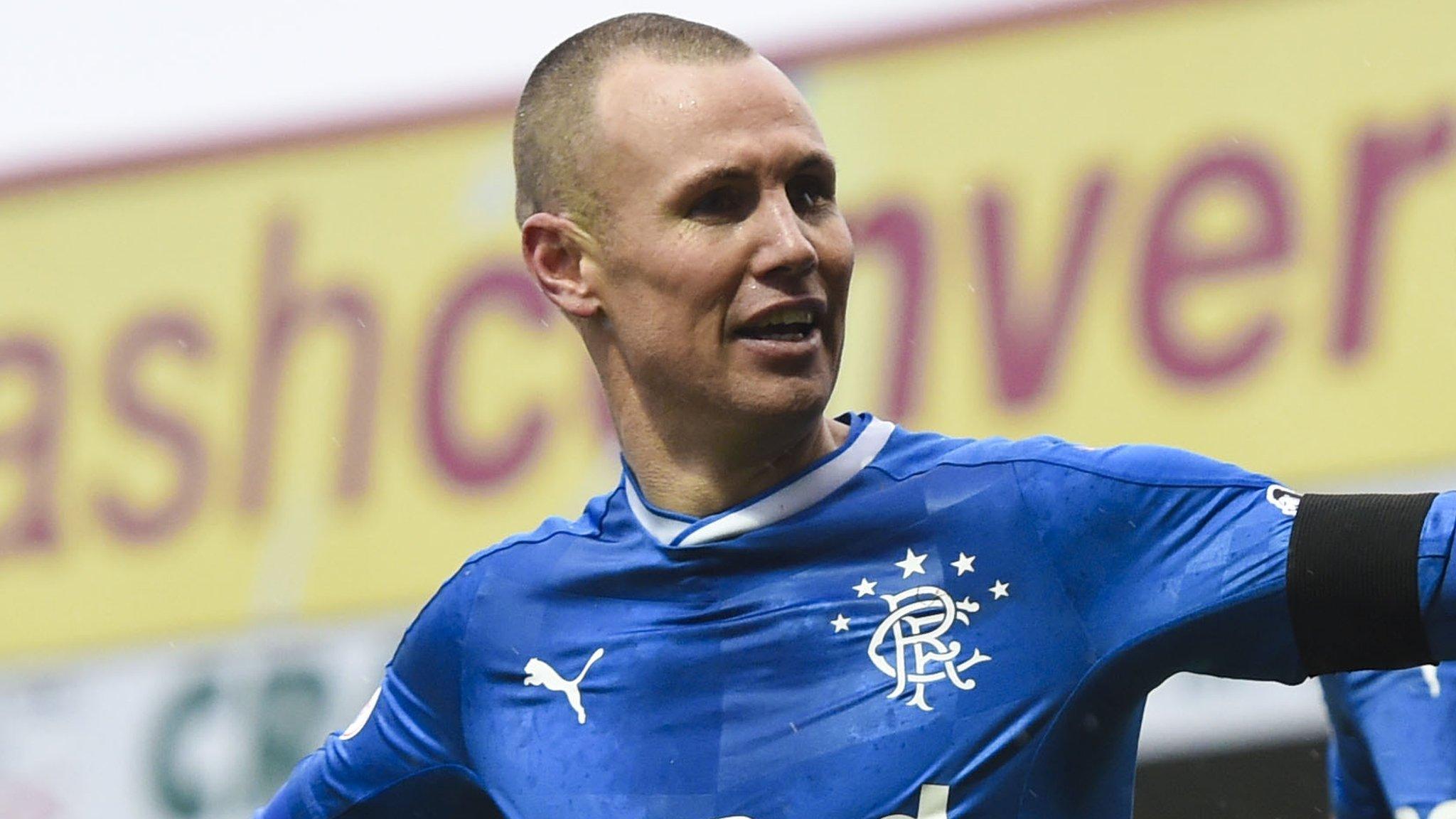 Rangers' Kenny Miller celebrates