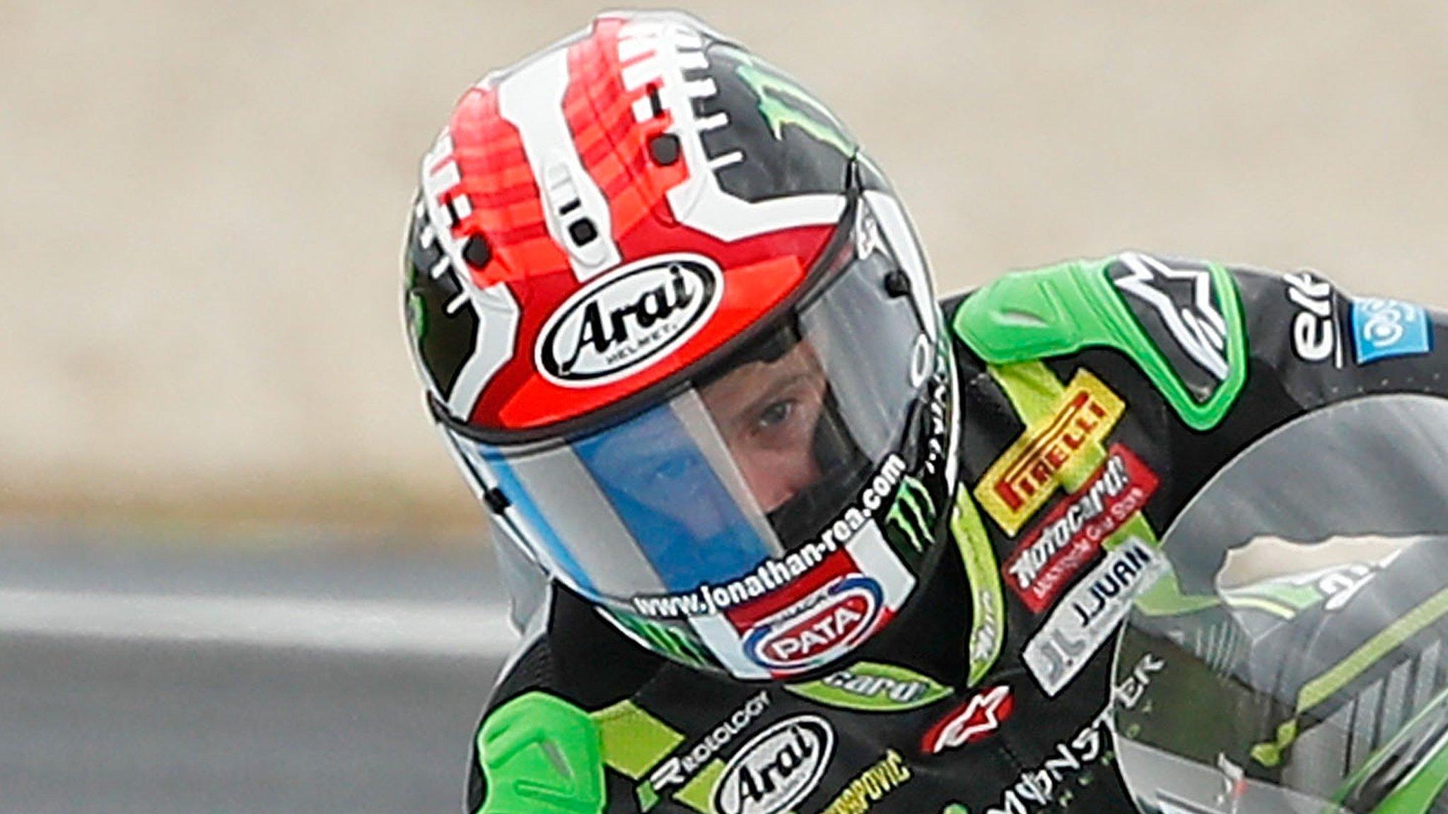 Jonathan Rea in action in Australia on Friday