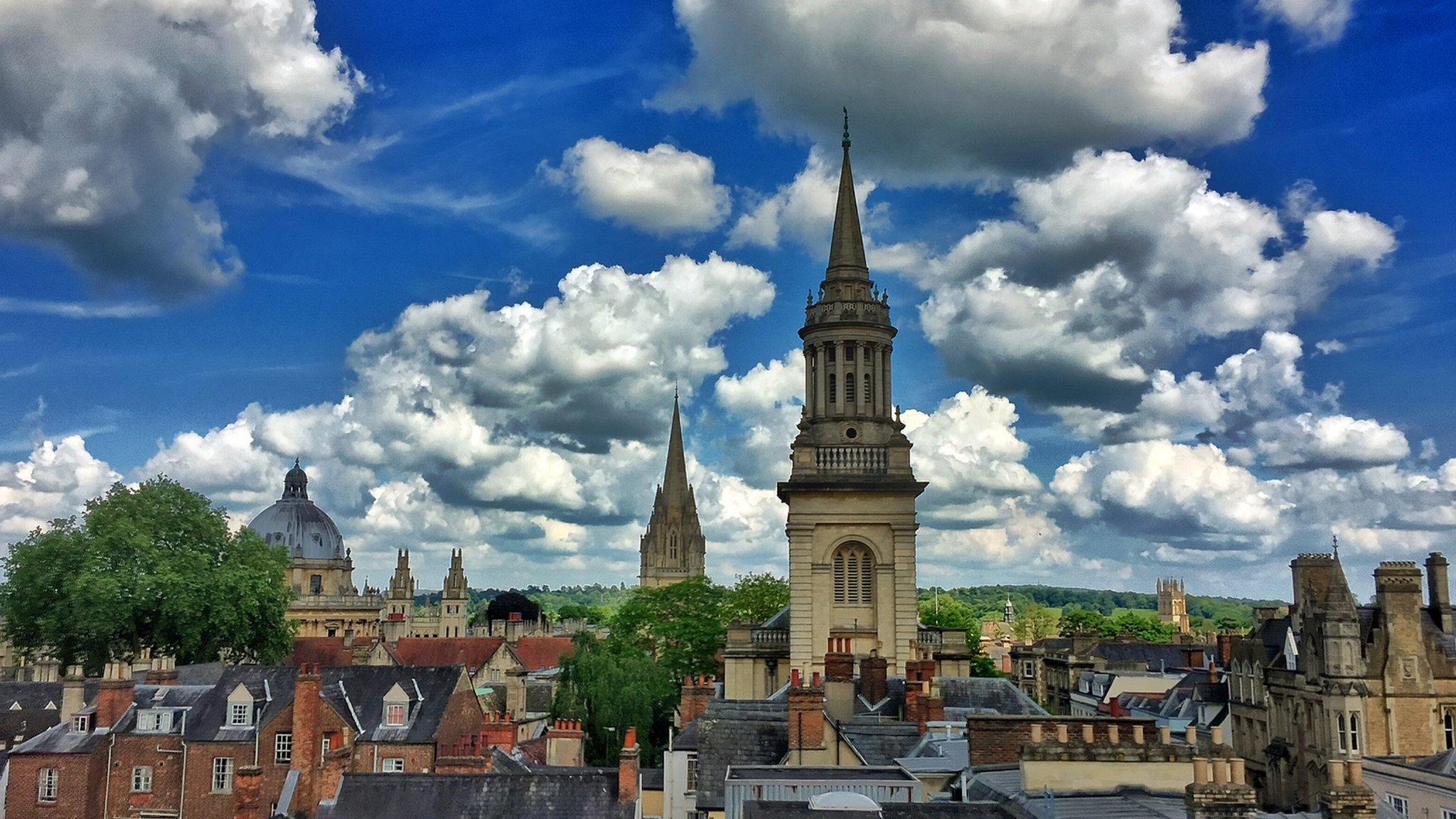 View from the Varsity Club roof c