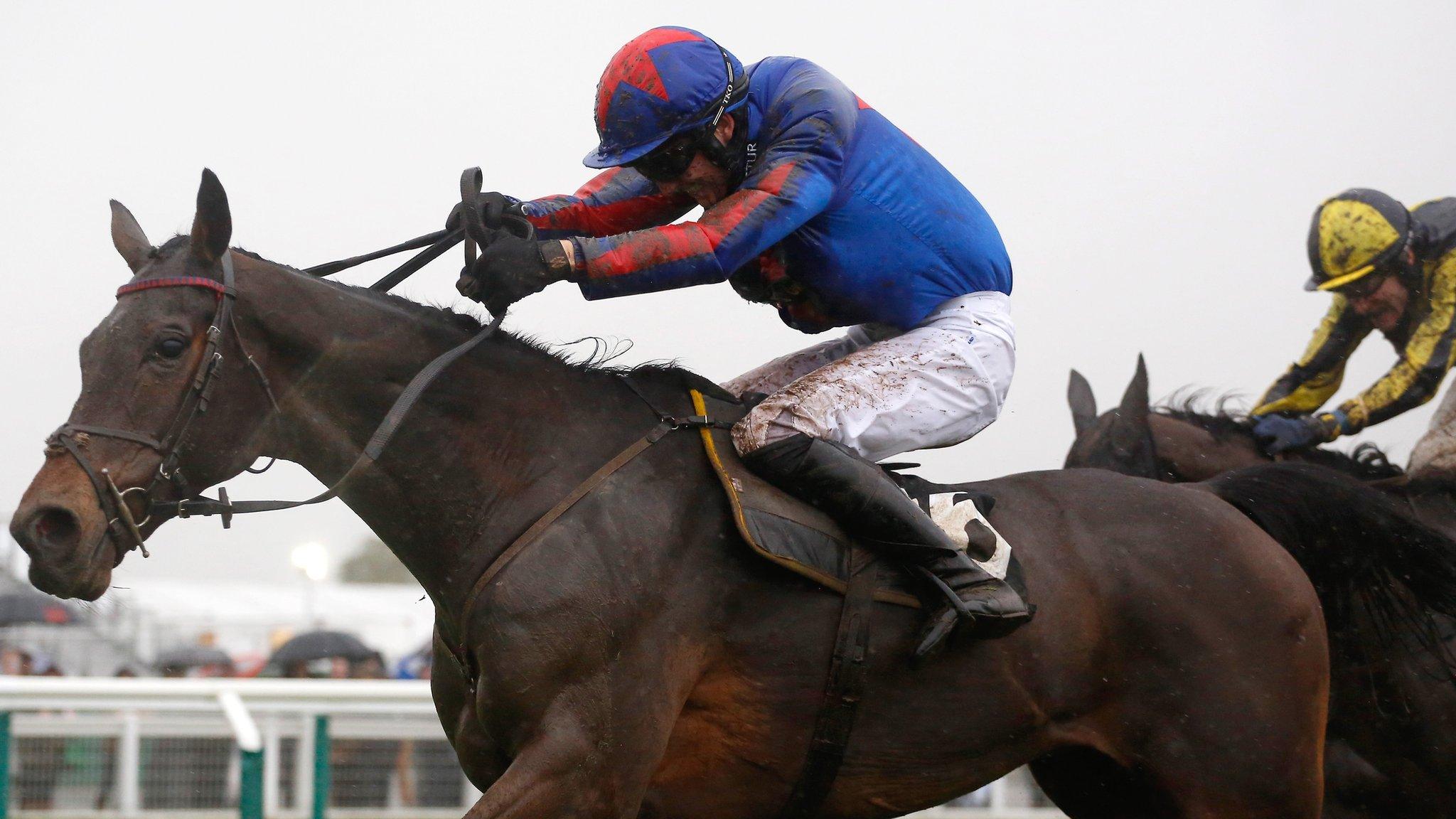 Splash of Ginge leads on the way to victory at Cheltenham