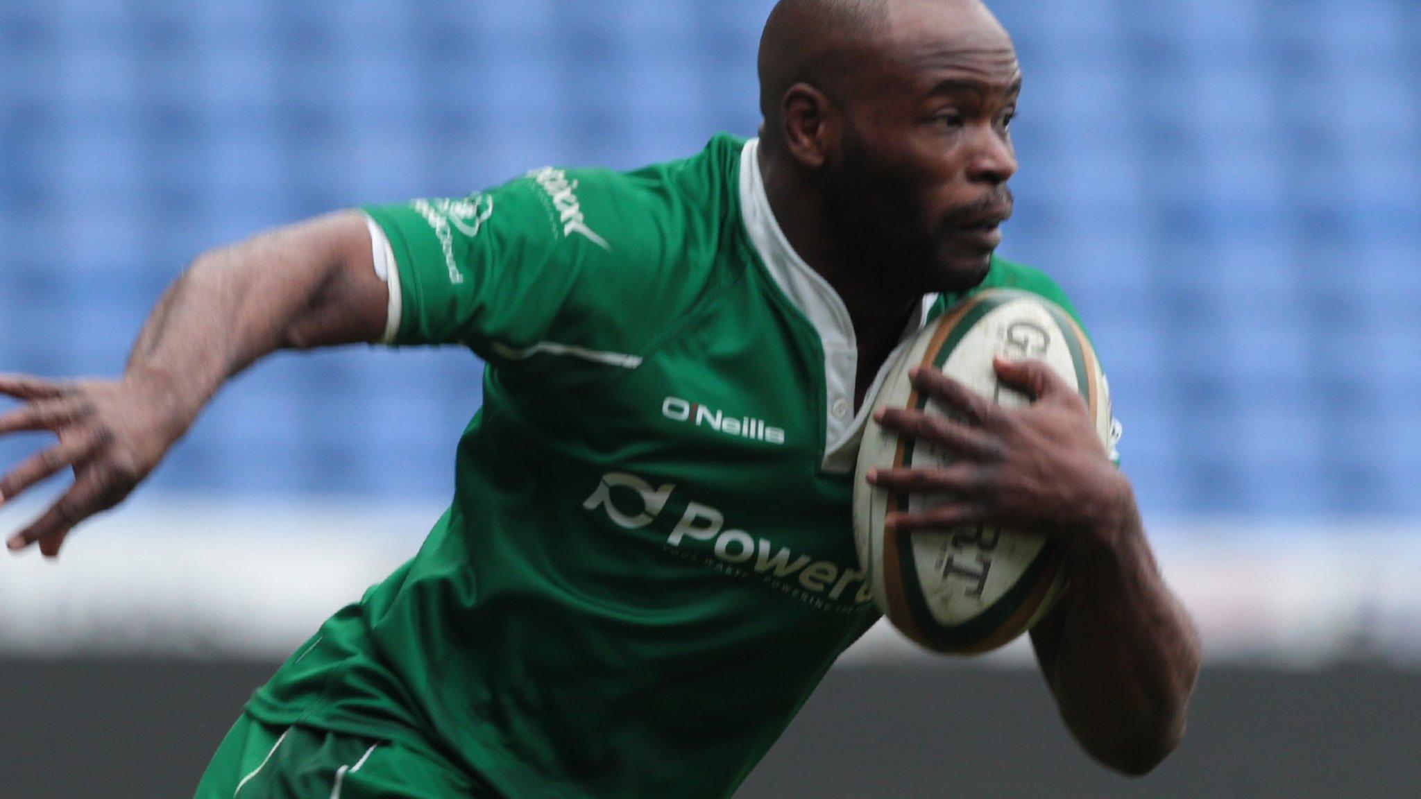 London Irish winger Topsy Ojo