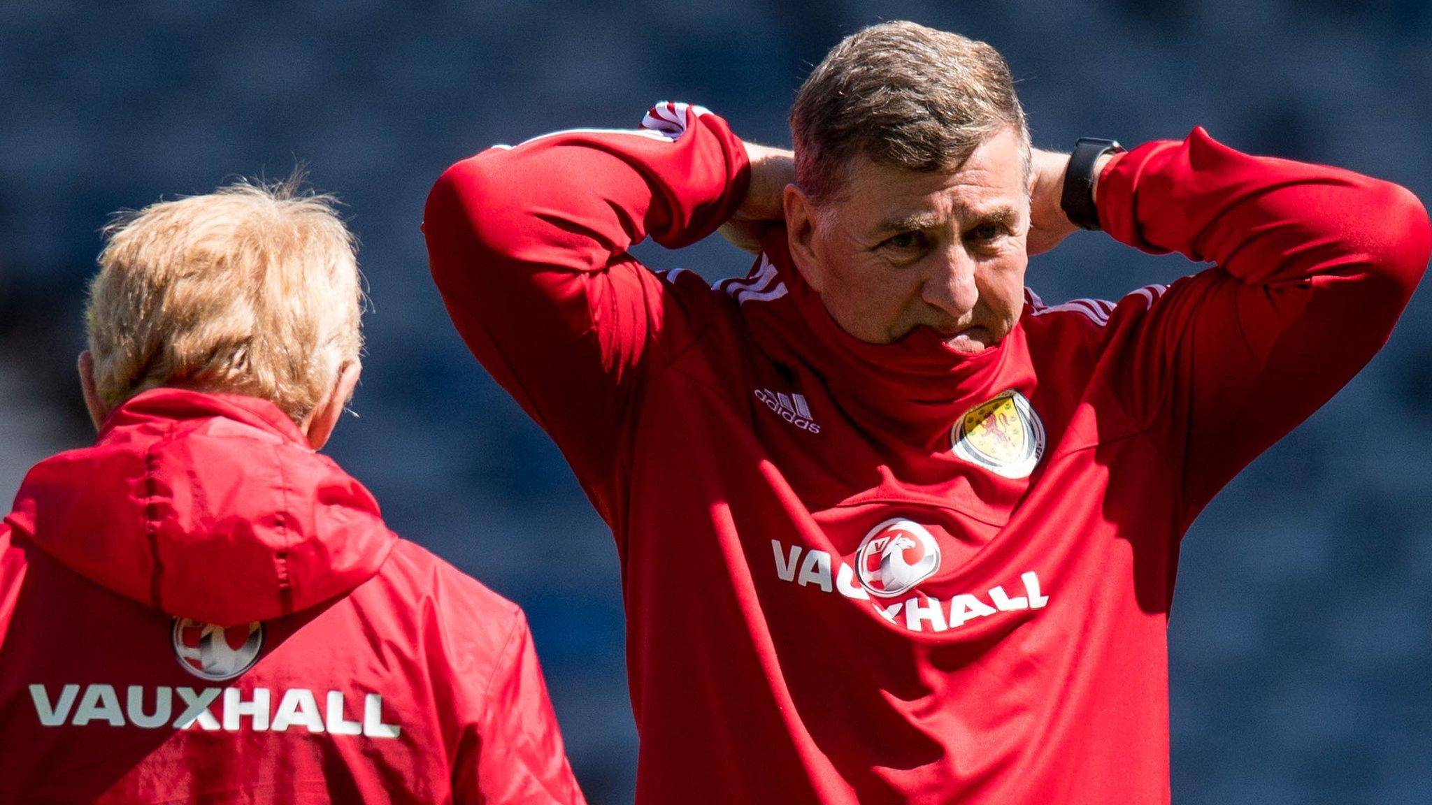 Scotland head coach and assistant Mark McGhee