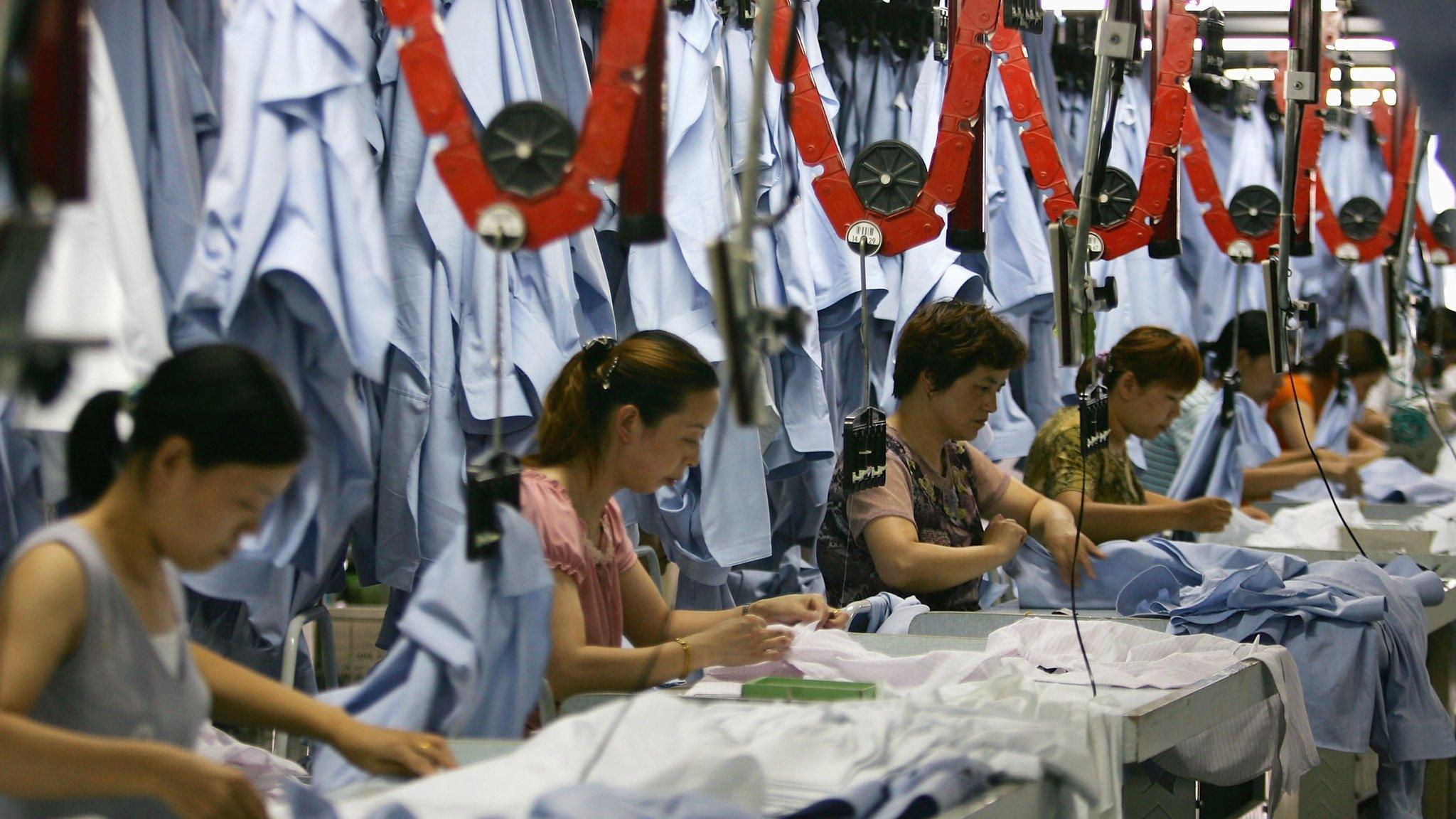 Chinese factory workers