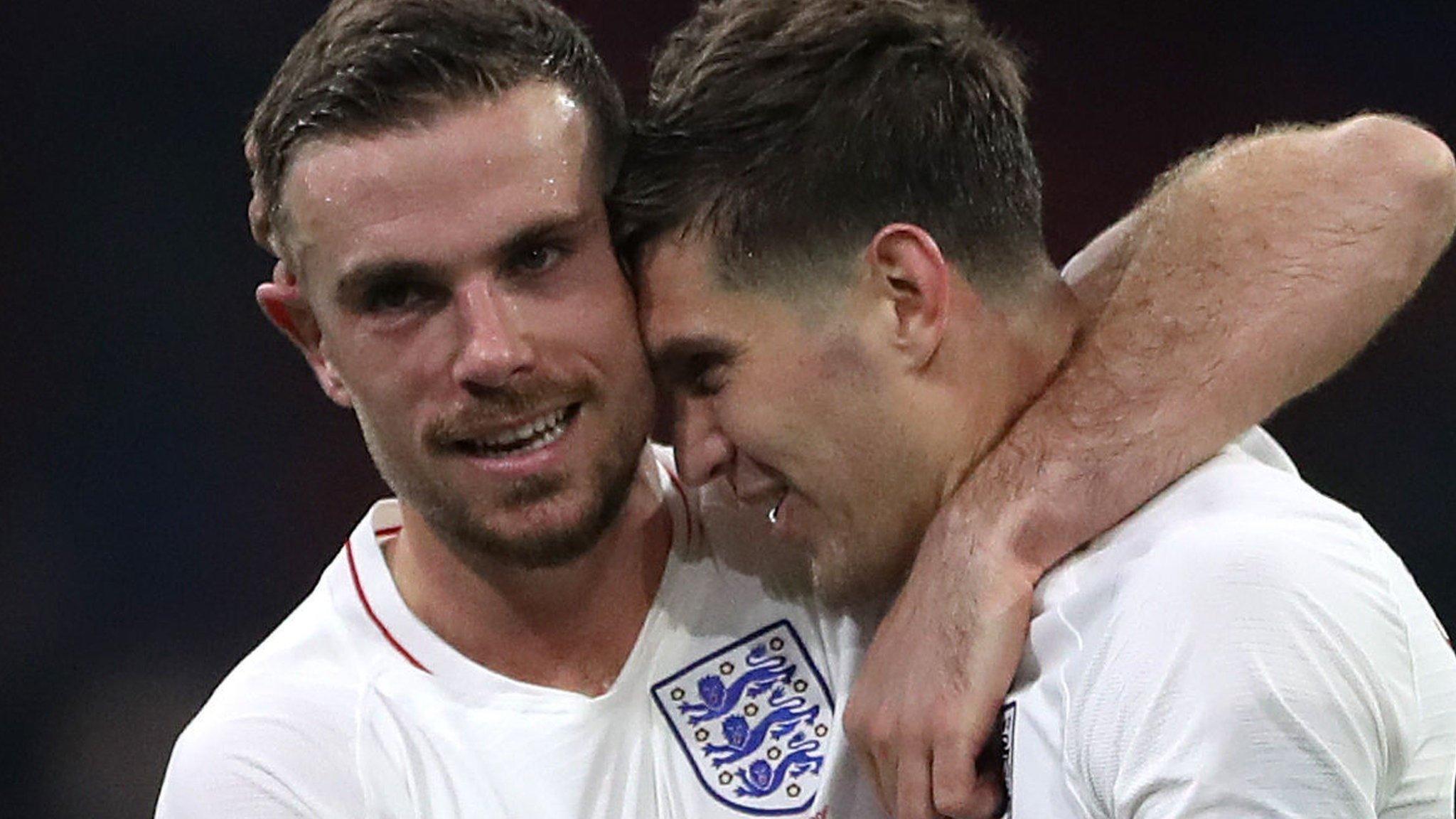 Jordan Henderson and John Stones