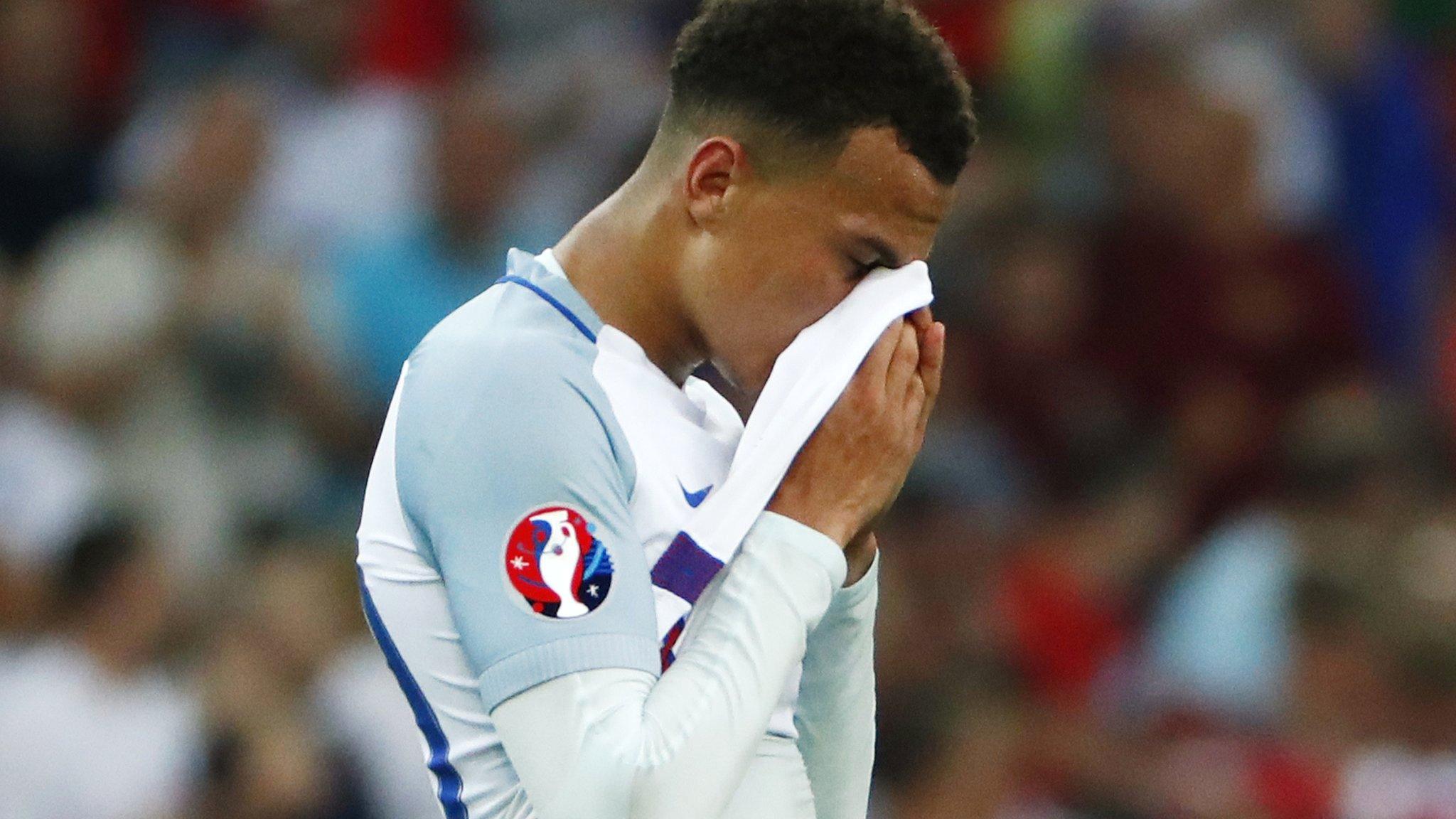 Dele Alli looks dejected