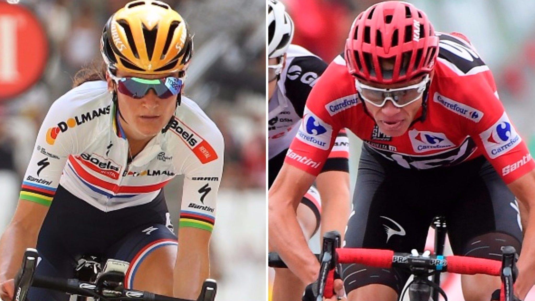 Lizzie Deignan and Chris Froome