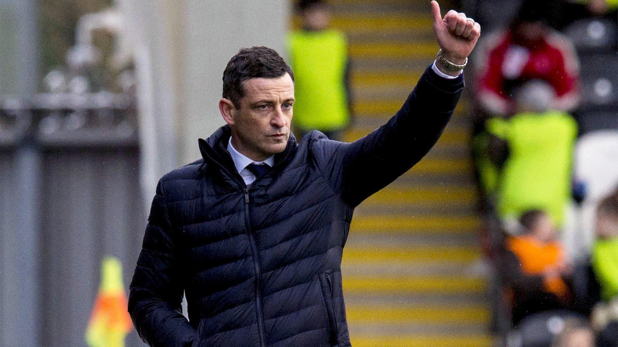 St Mirren manager Jack Ross