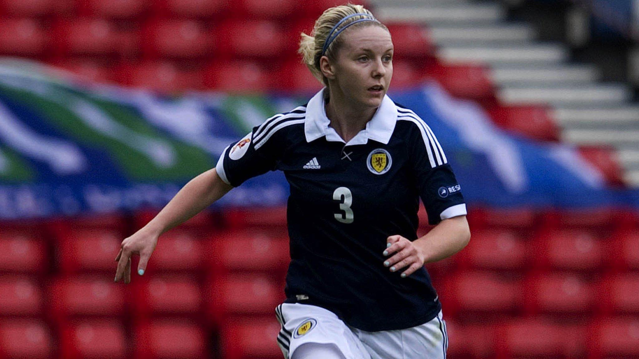 Hibernian midfielder Rachael Small