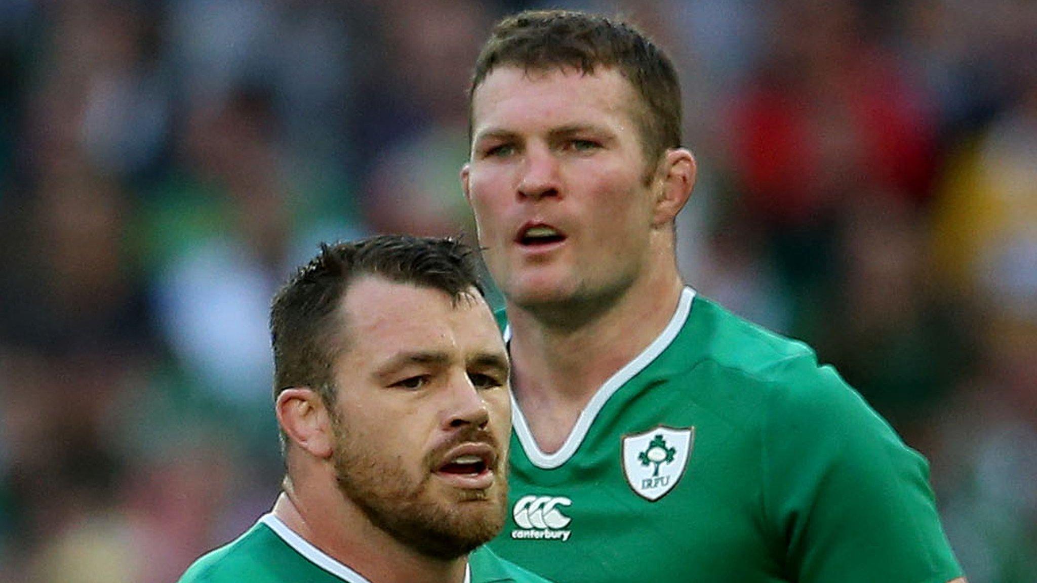 Cian Healy and Donnacha Ryan