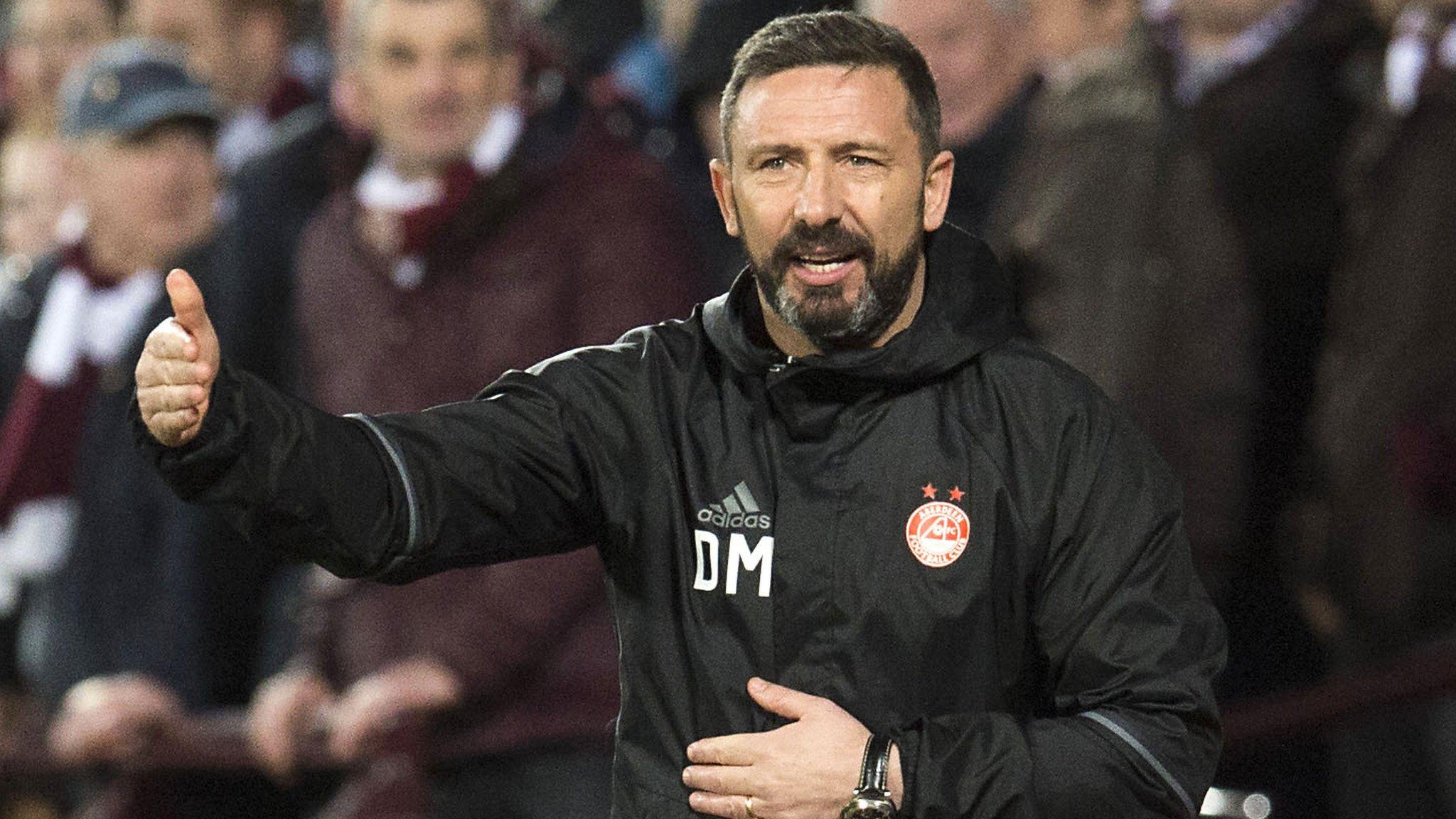 Aberdeen manager Derek McInnes