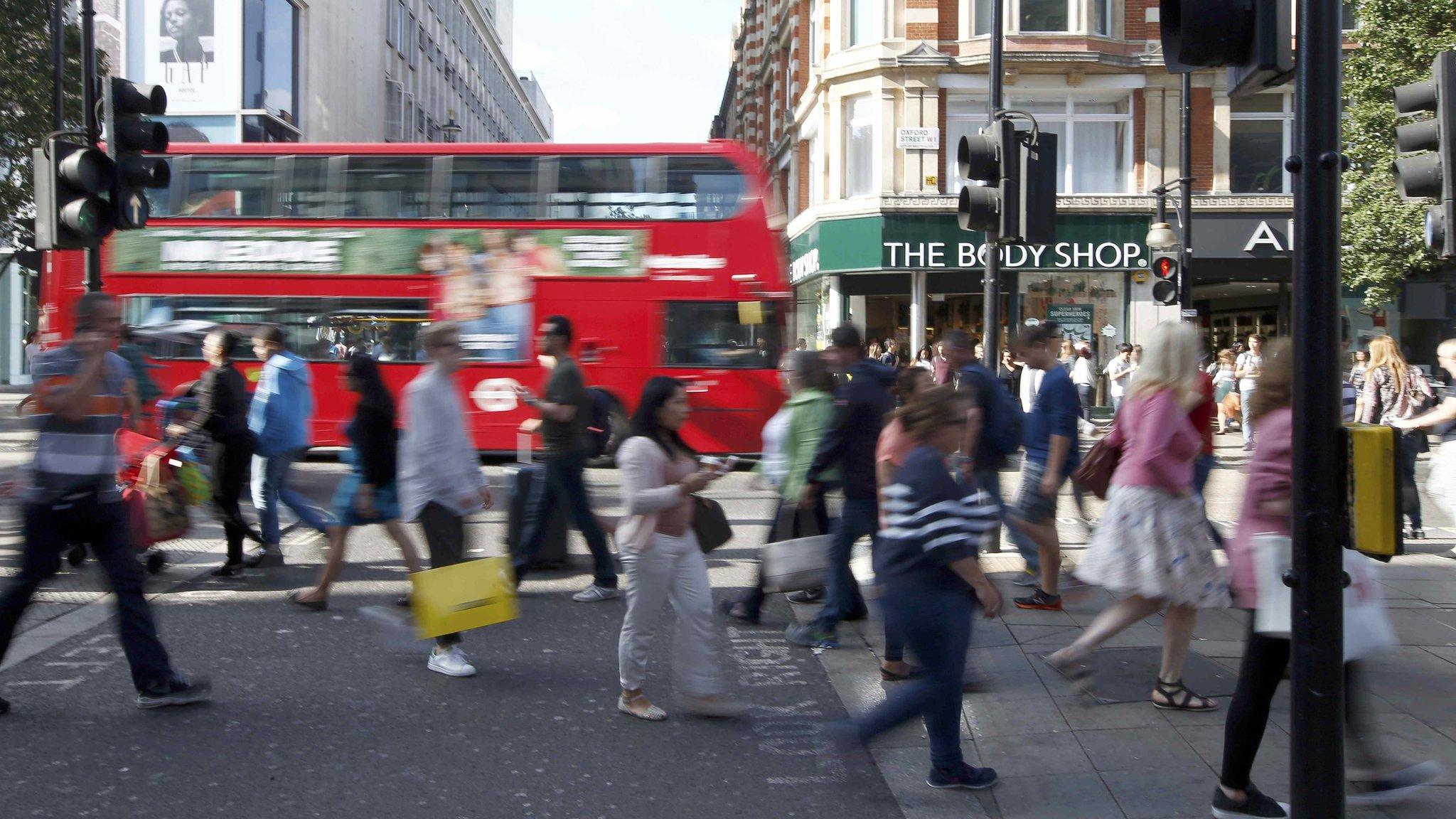 Oxford Street shoppers