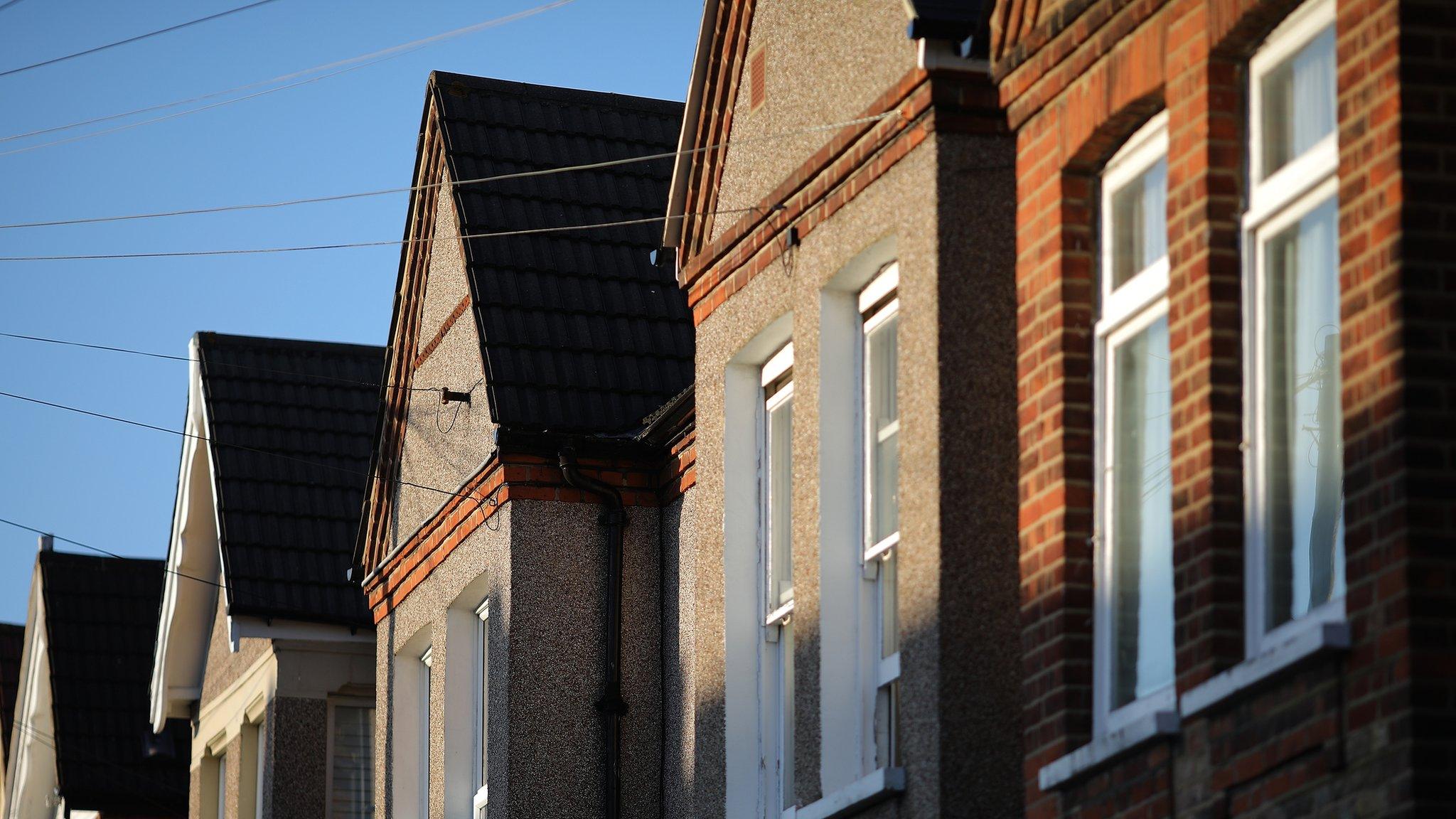 row of terraced houses