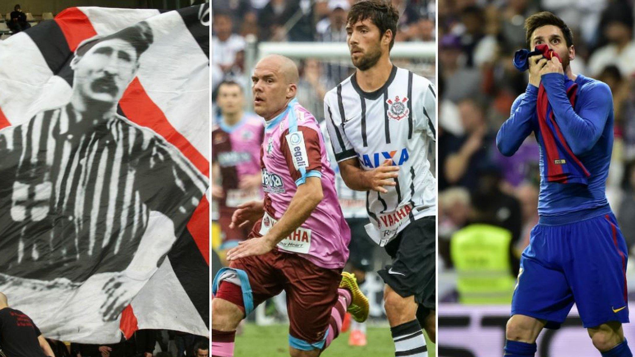 Flag of Henry Kilpin, Corinthians-Casuals v Corinthians and Lionel Messi