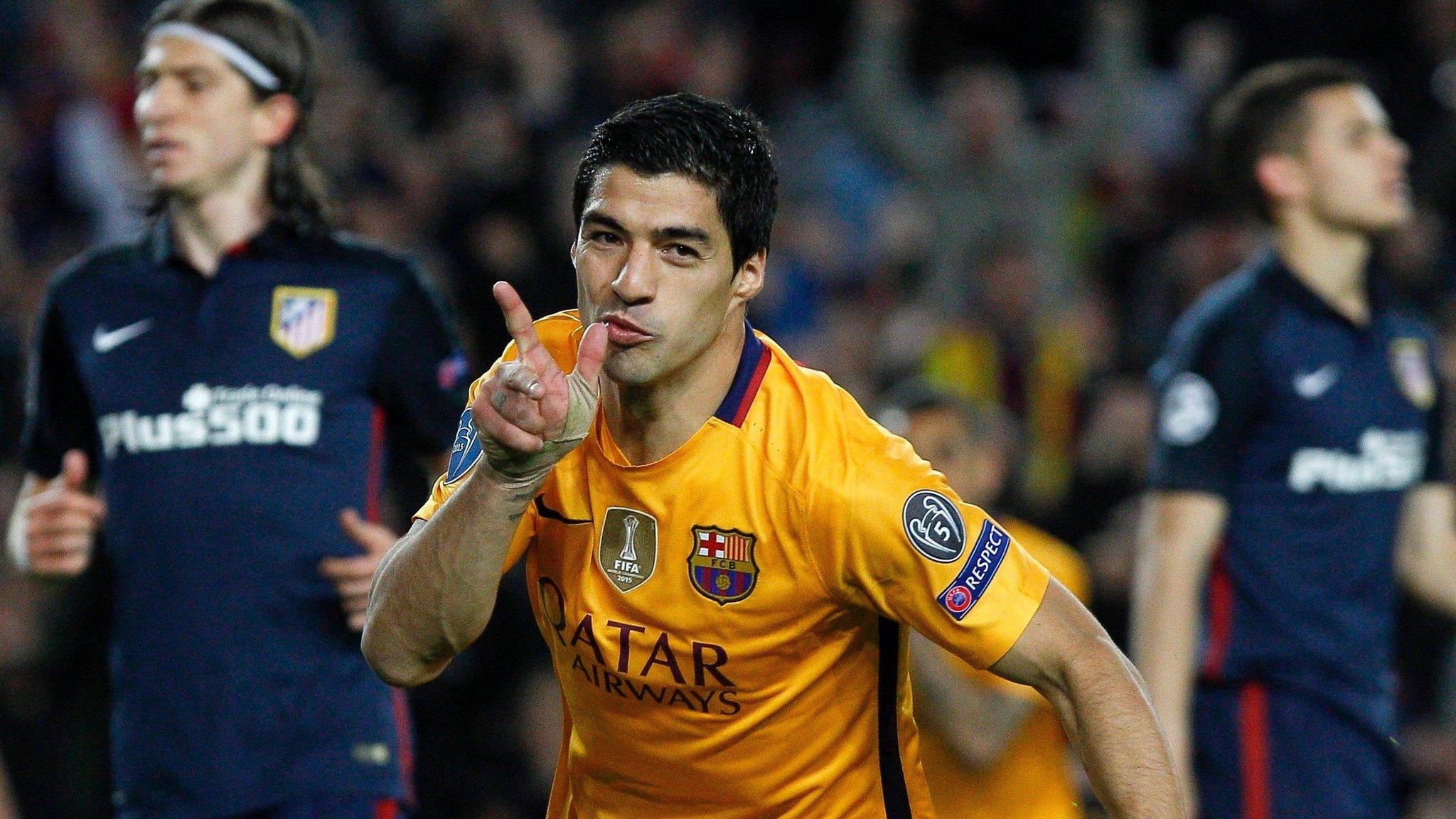 Barcelona matchwinner Luis Suarez