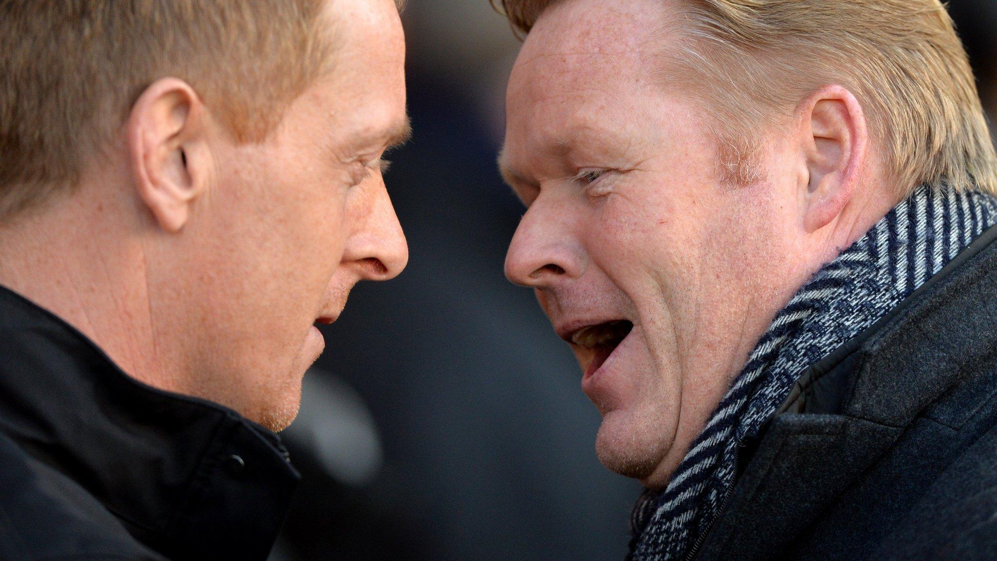 Ronald Koeman and Garry Monk