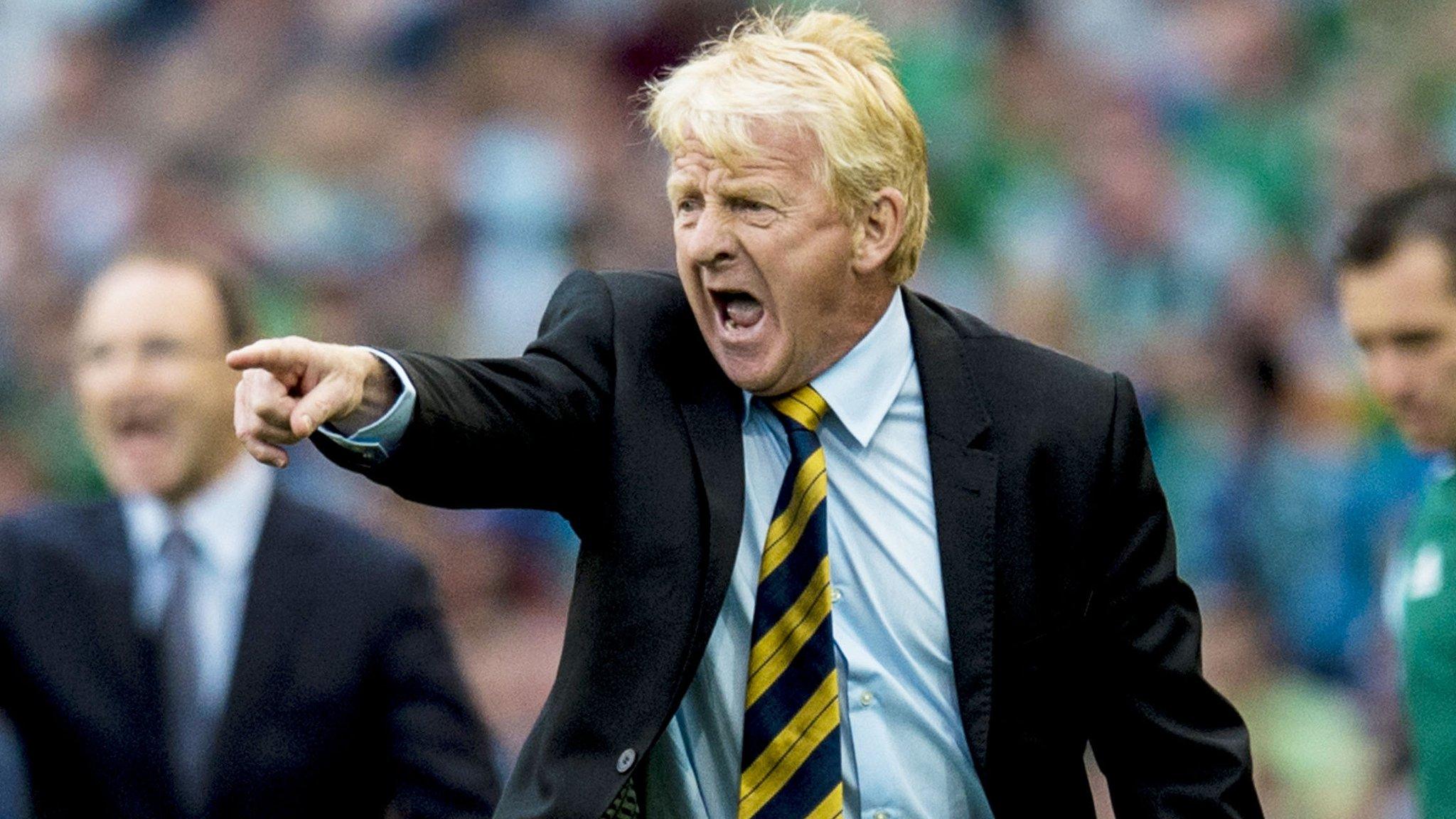 Scotland coach Gordon Strachan