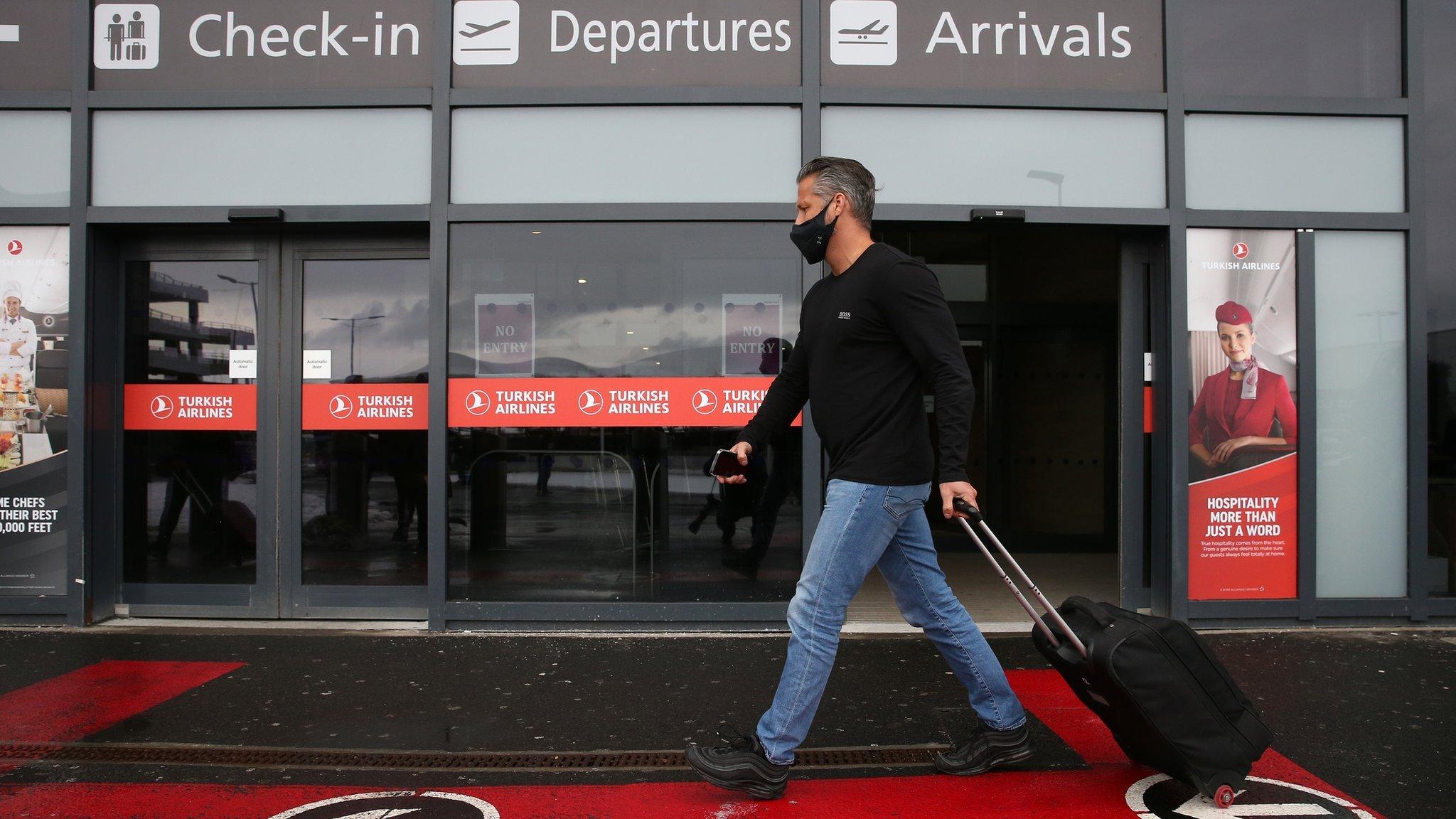 Man at airport