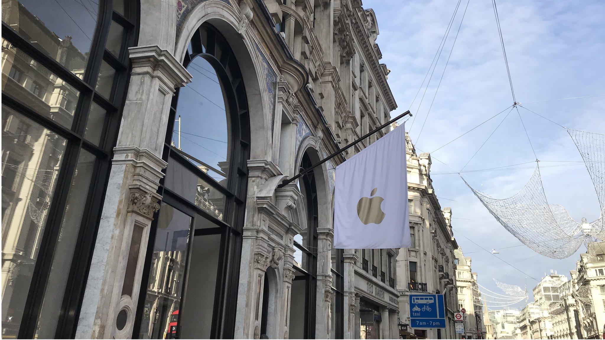 Apple store on Regent Street, London