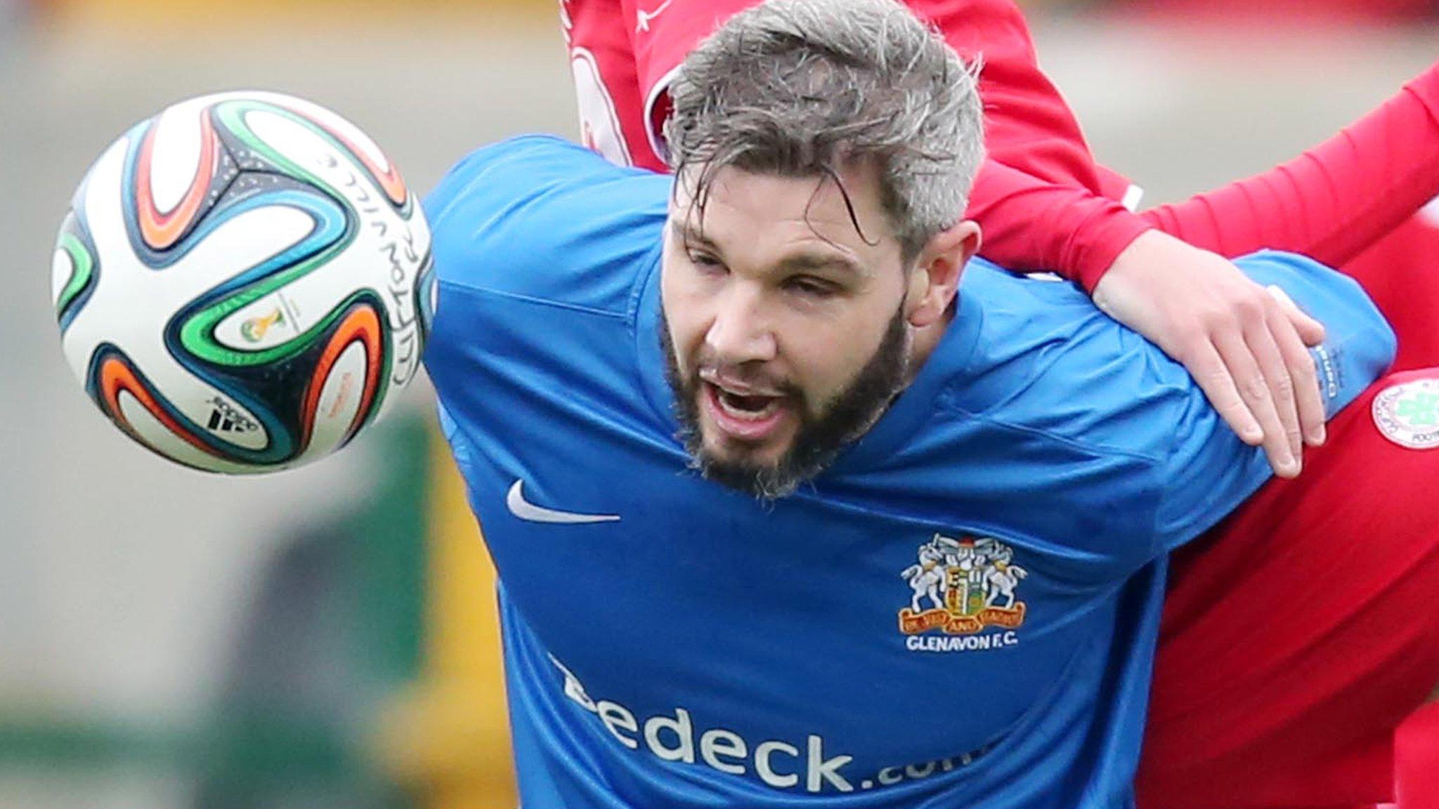 Glenavon defender David Elebert