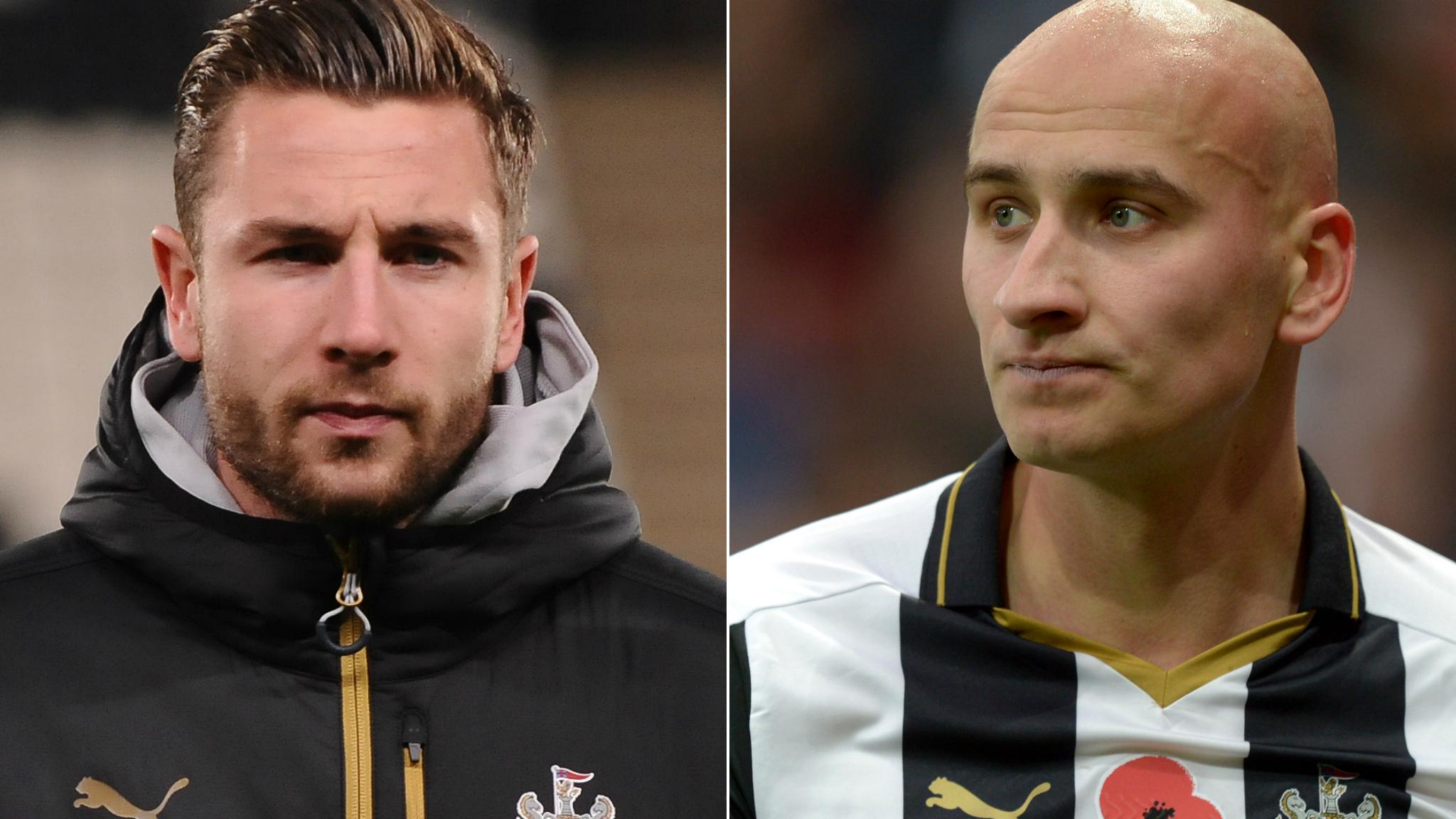 Paul Dummett and Jonjo Shelvey