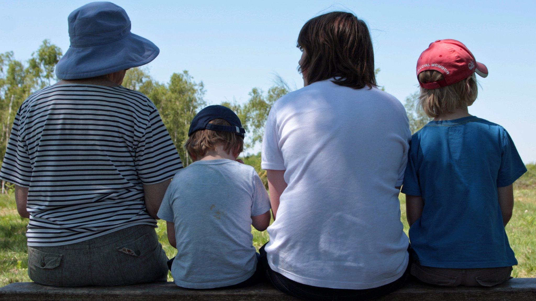 grandparent and grandchildren