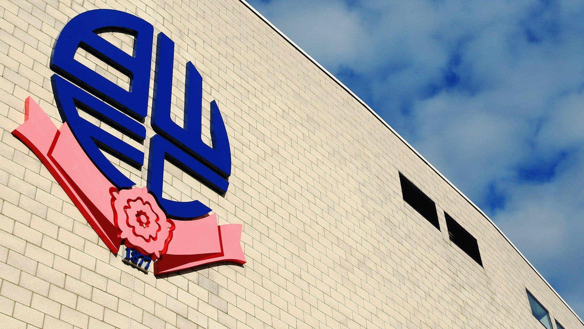 Bolton Wanderers logo at Macron Stadium