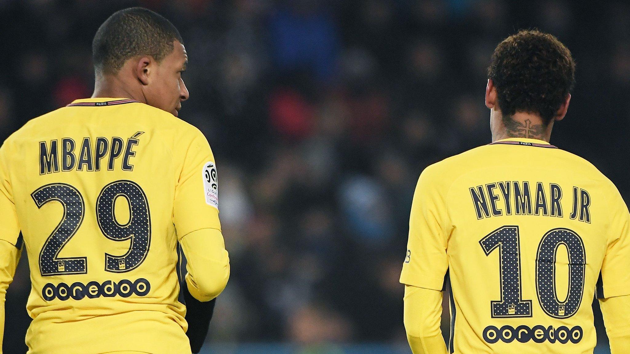 Kylian Mbappe and Neymar