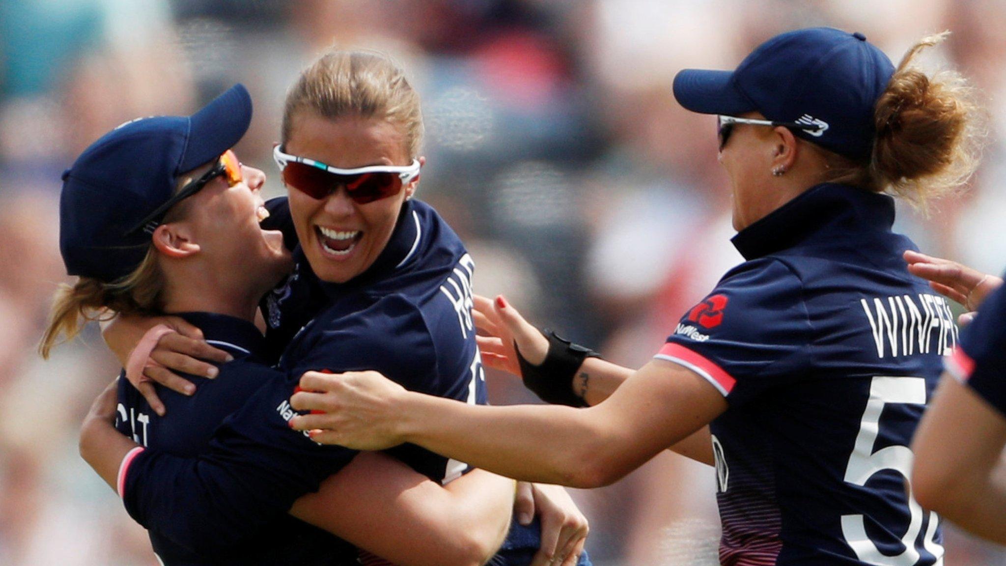 England celebrate