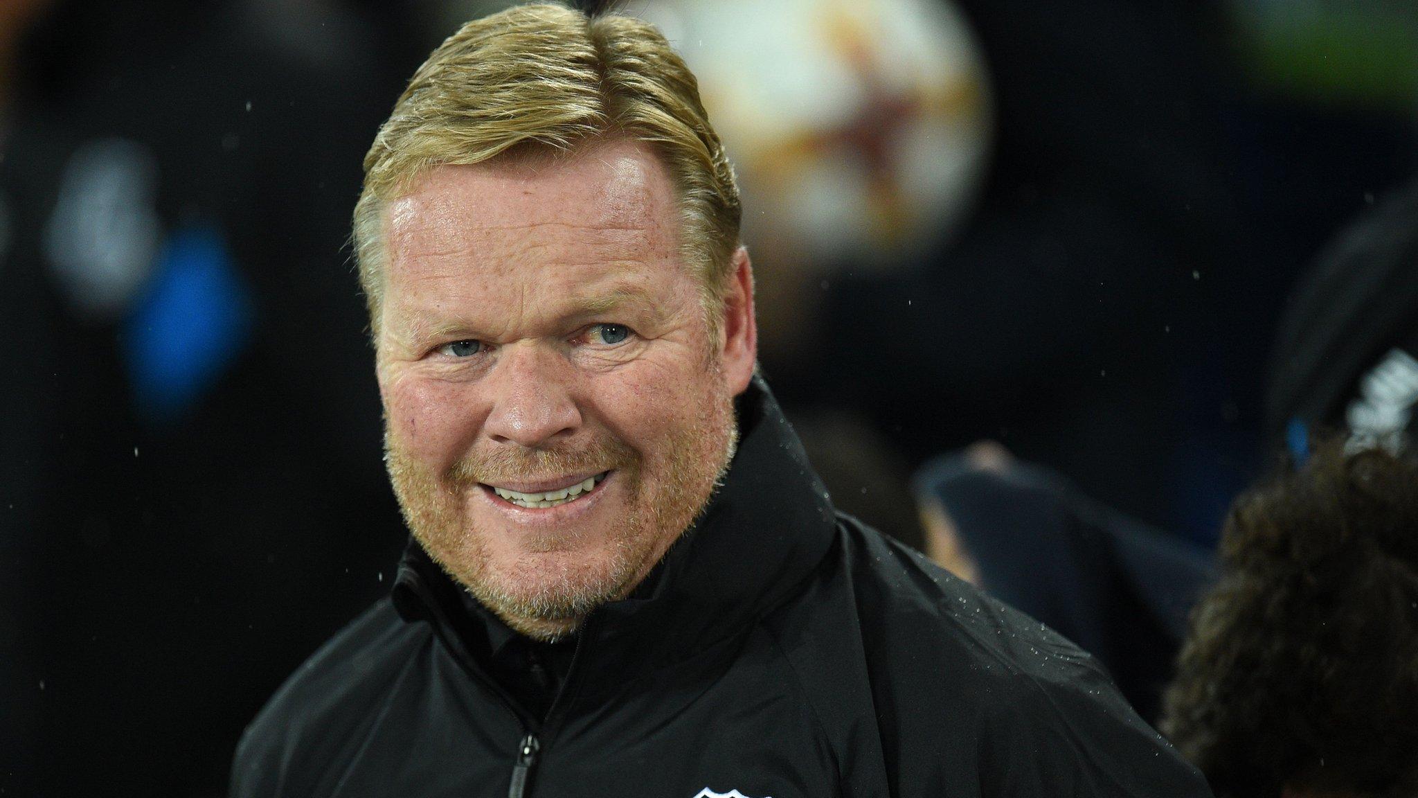 Everton manager Ronald Koeman