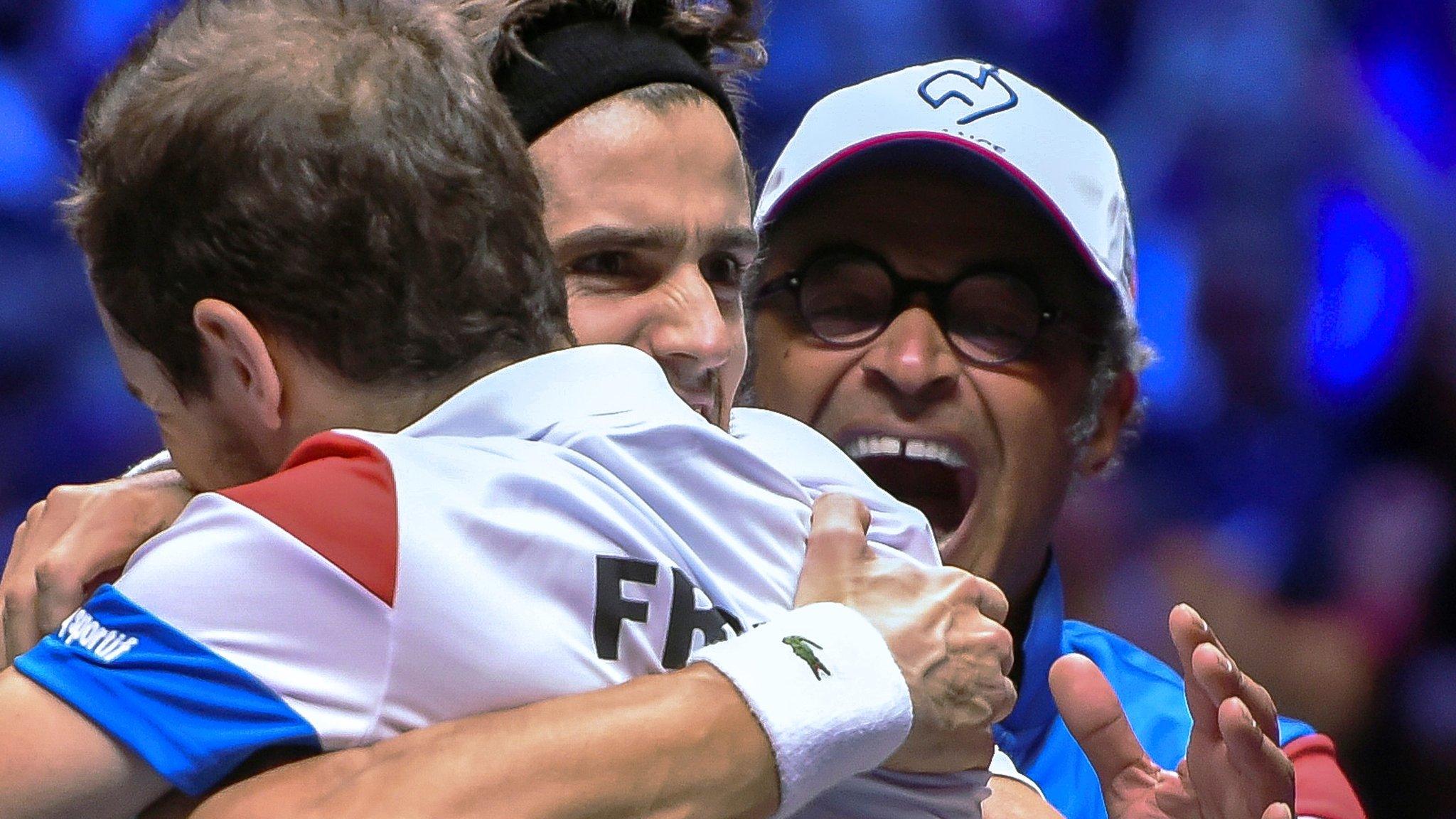 France celebrate victory over Belgium