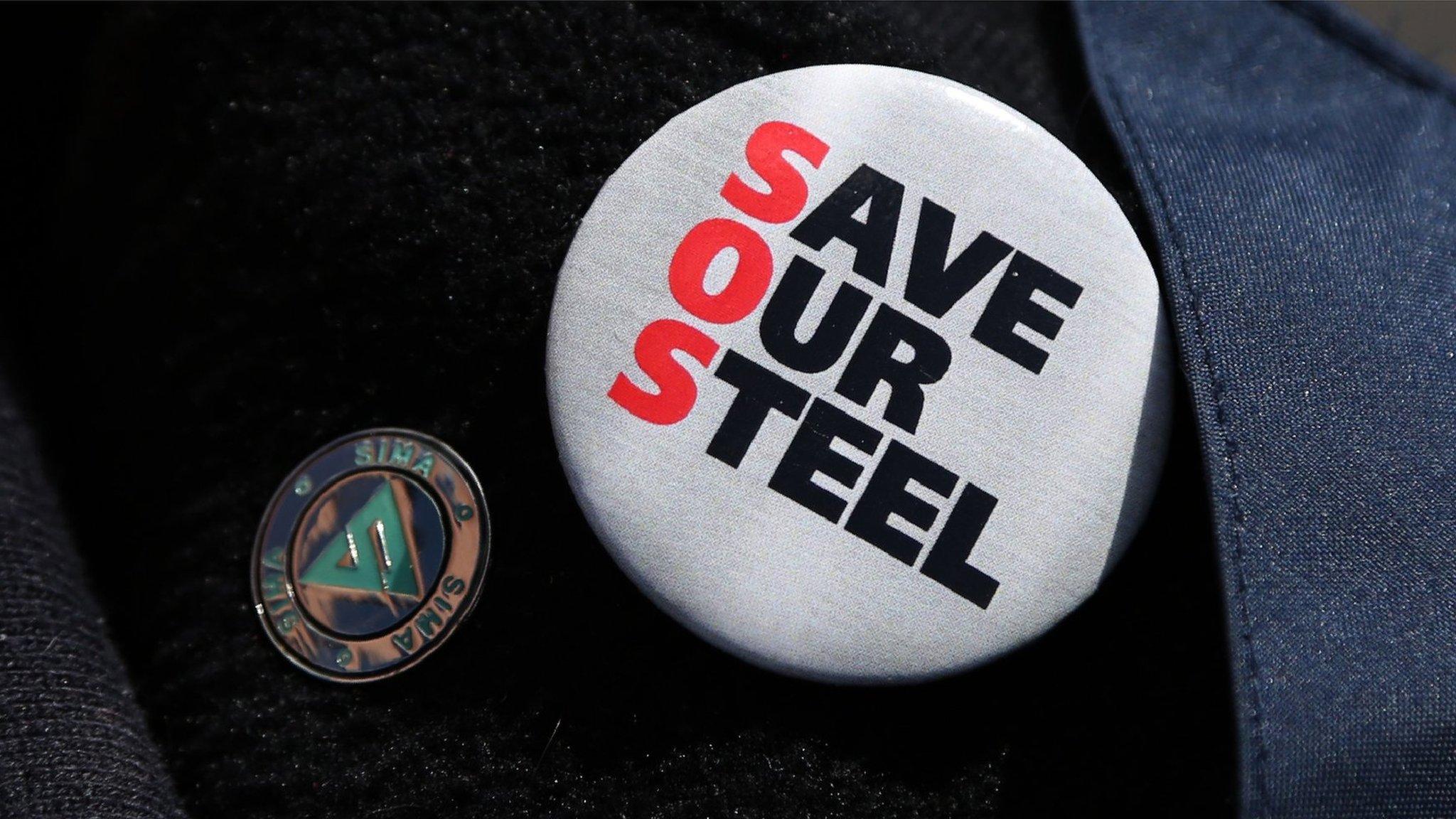 Save our Steel badge