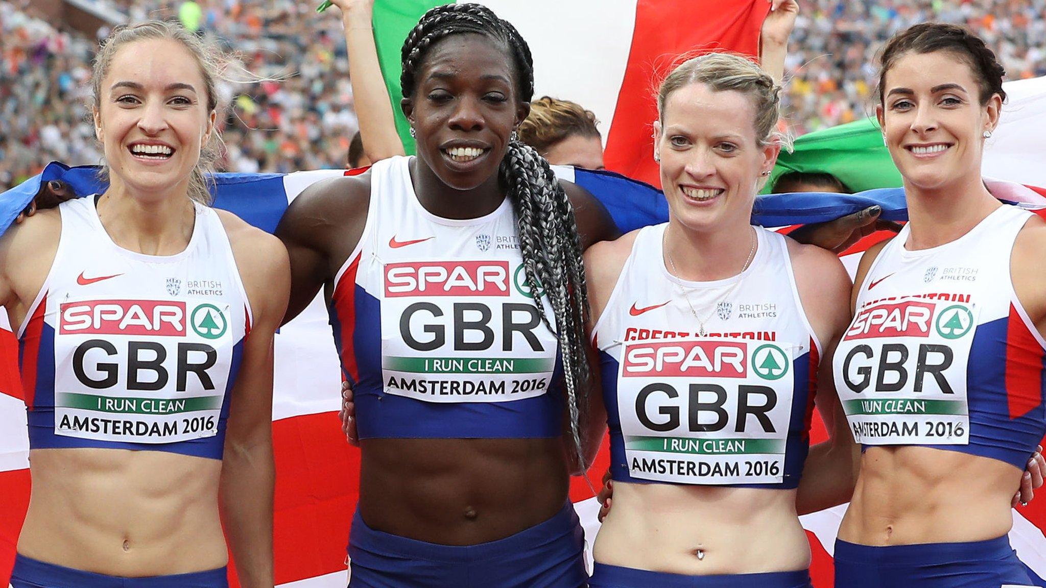 Emily Diamond, Anyika Onuora, Eilidh Doyle and Seren Bundy-Davies