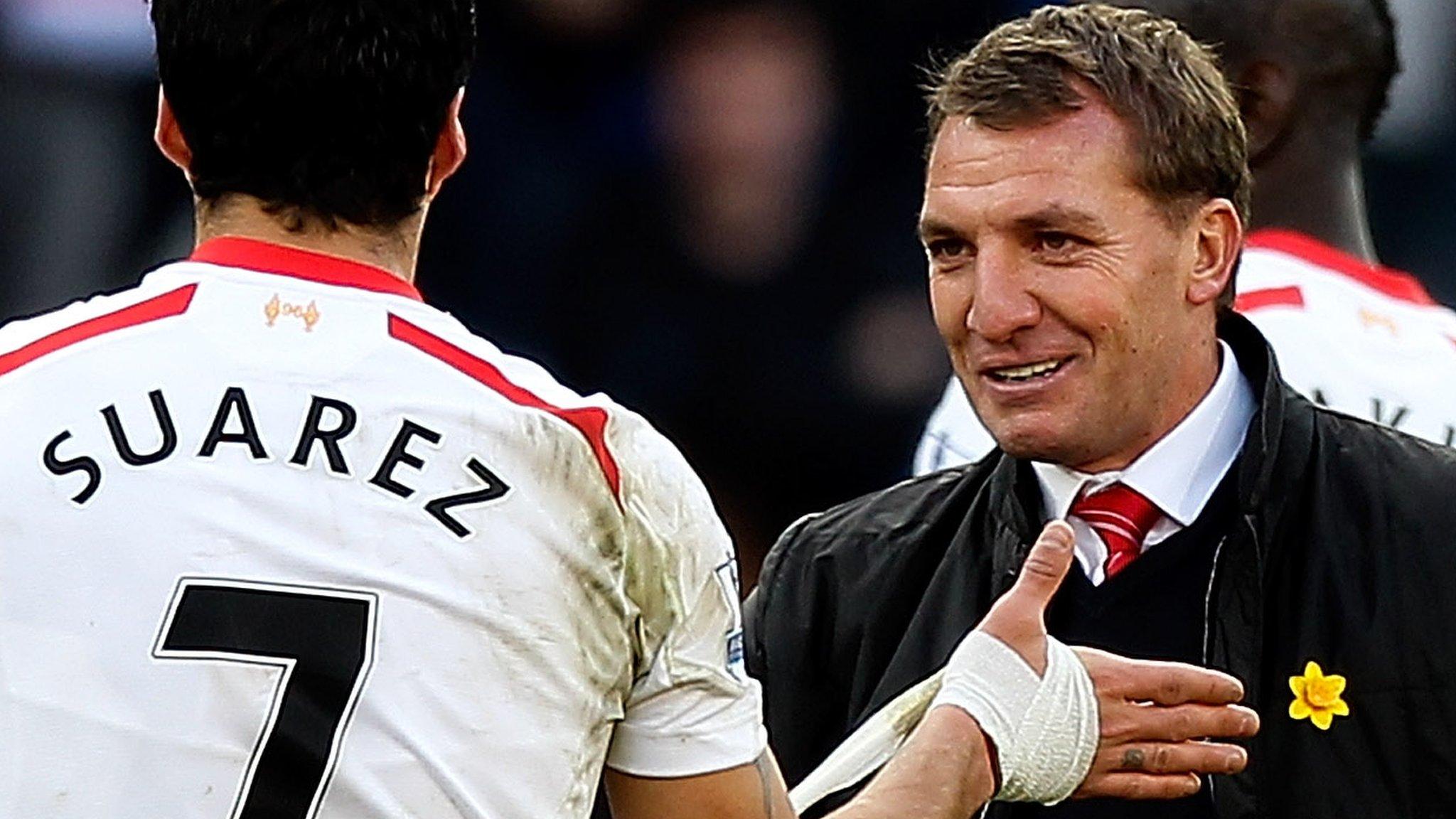 Brendan Rodgers and Luis Suarez