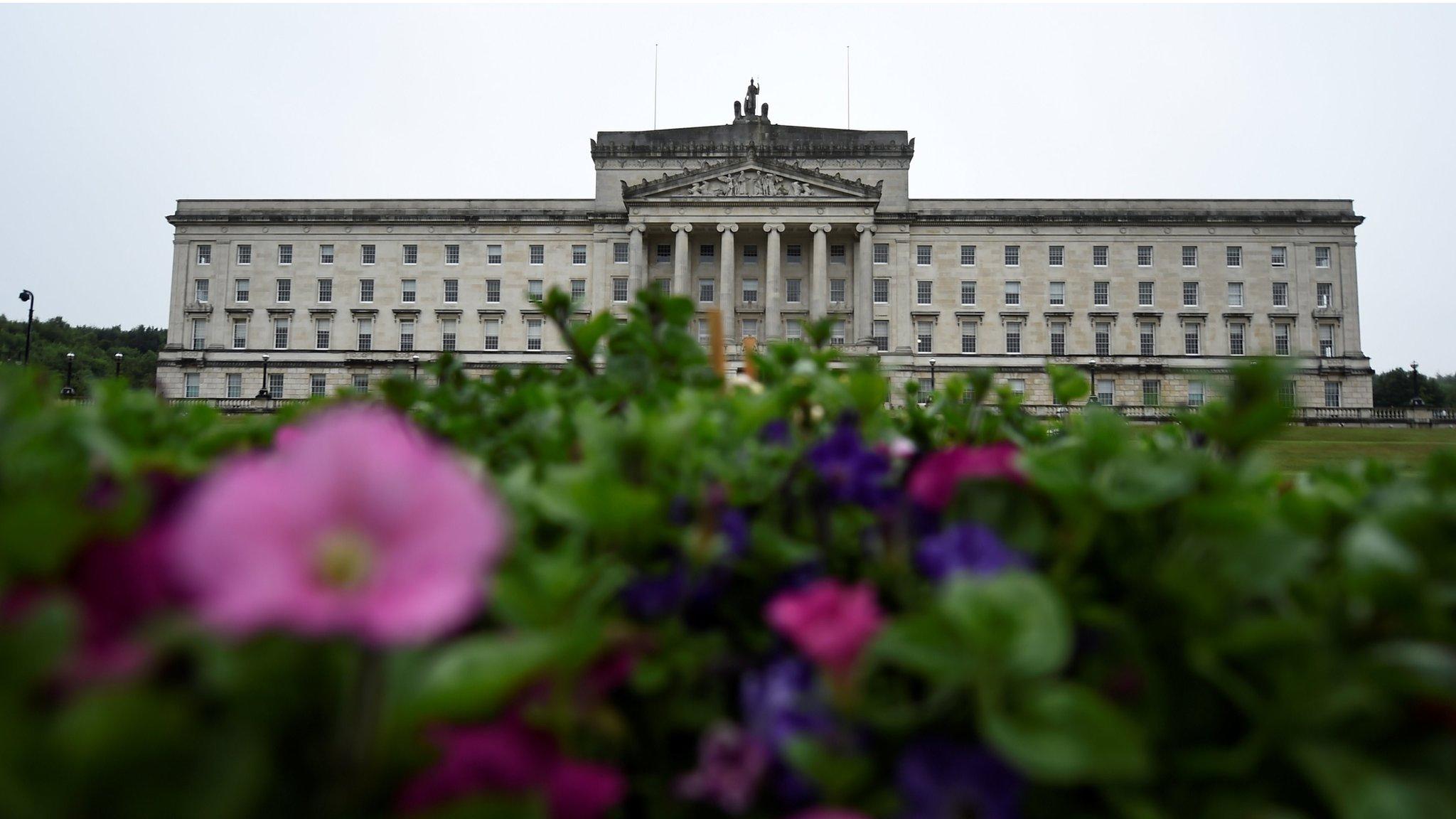 A general view of parliament buildings at Stormont