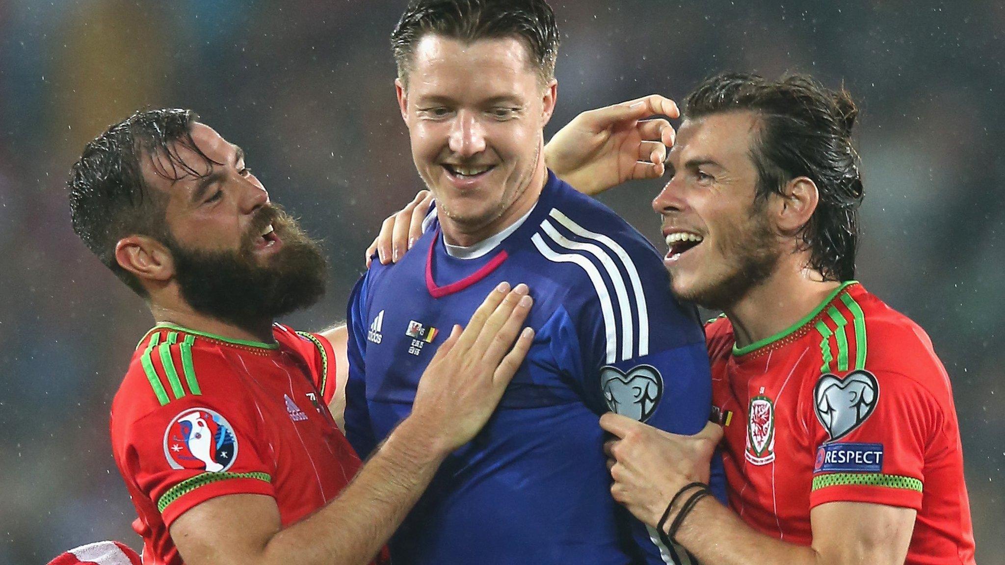 Wales celebrate