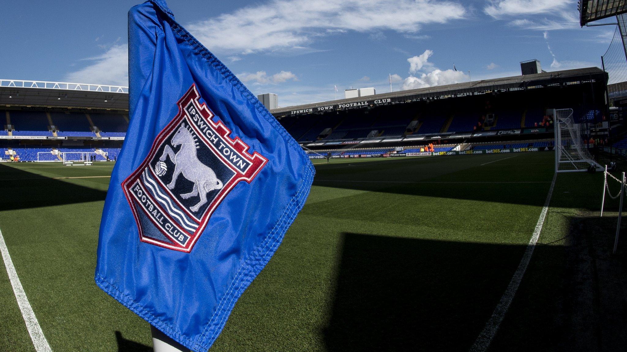 Corner flag at Portman Road