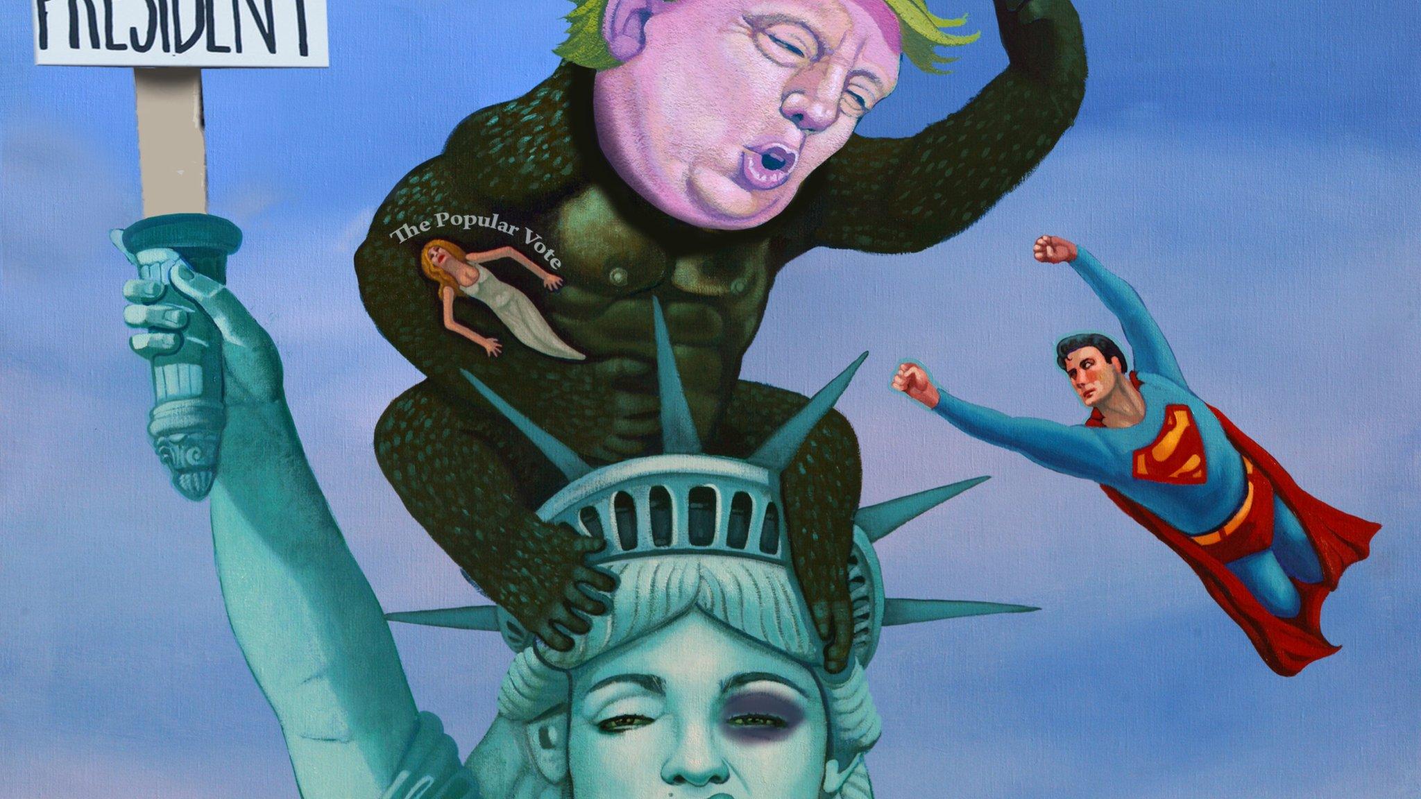 Michael Forbes' Trump painting