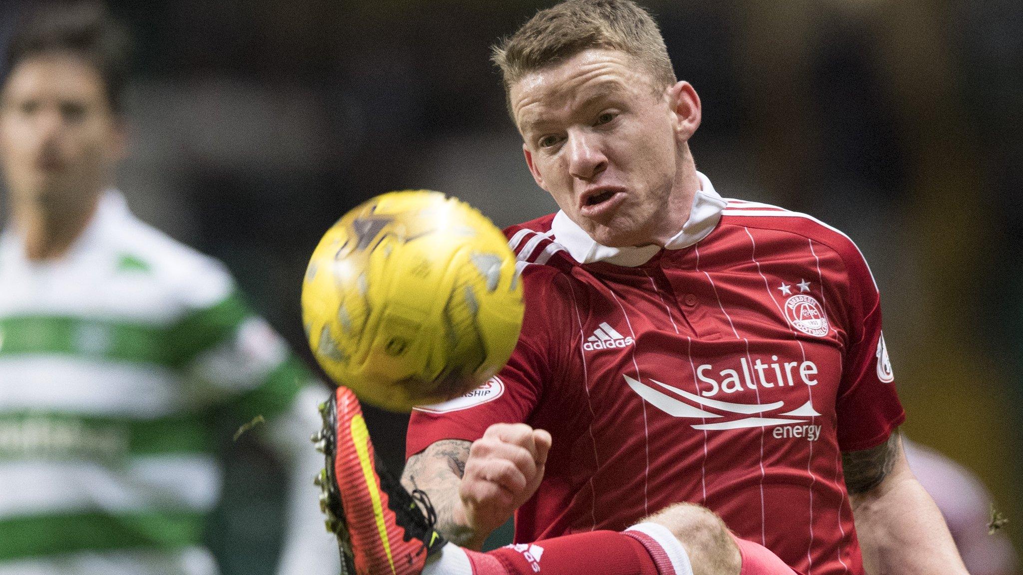 Aberdeen midfielder Jonny Hayes