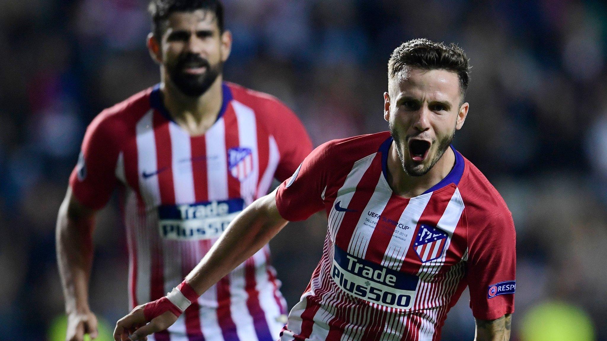 Atletico Madrid's Saul