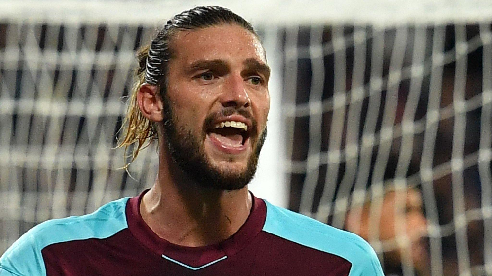 West Ham striker Andy Carroll