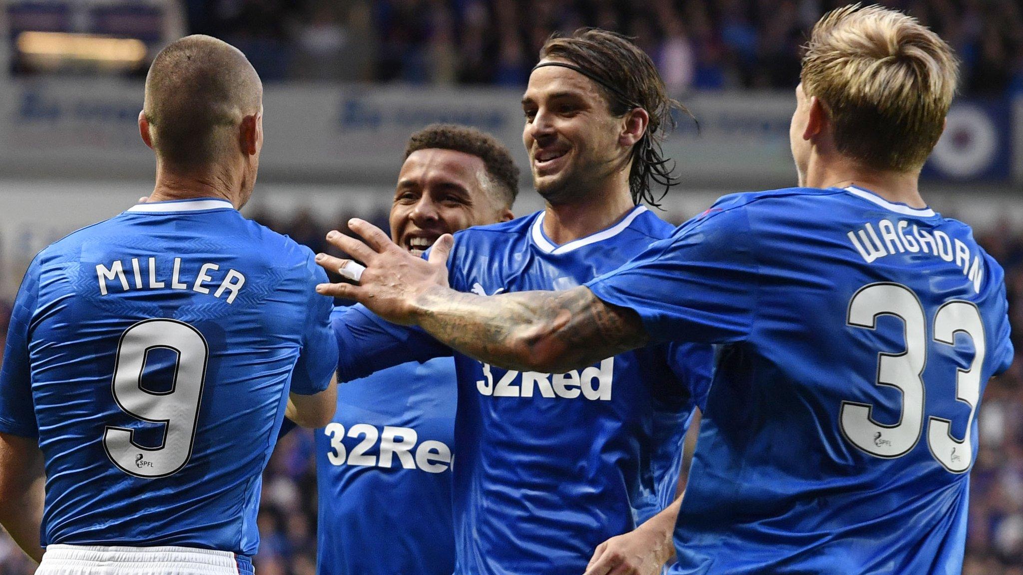 Rangers celebrate