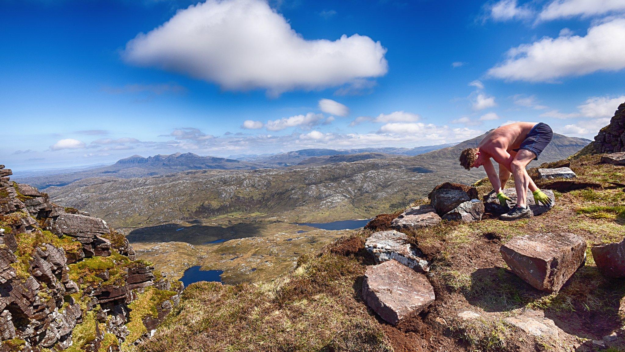 Path repair work in Assynt